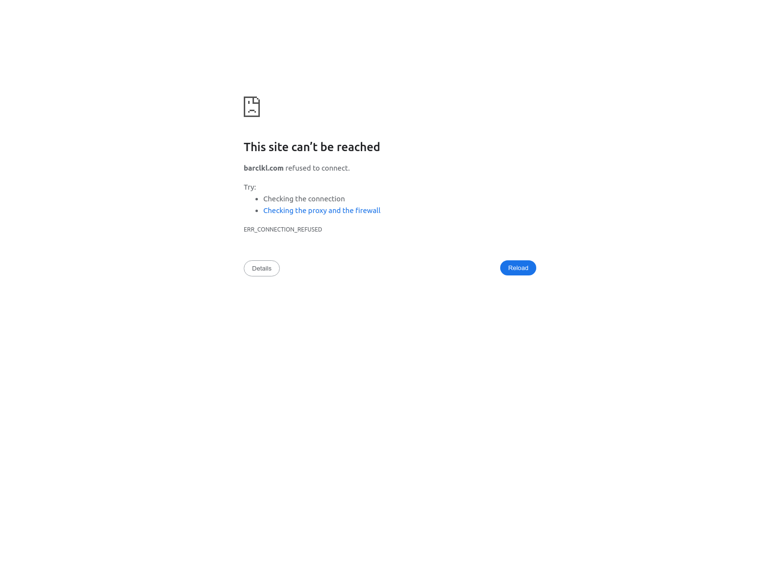 Screenshot of barclkl.com