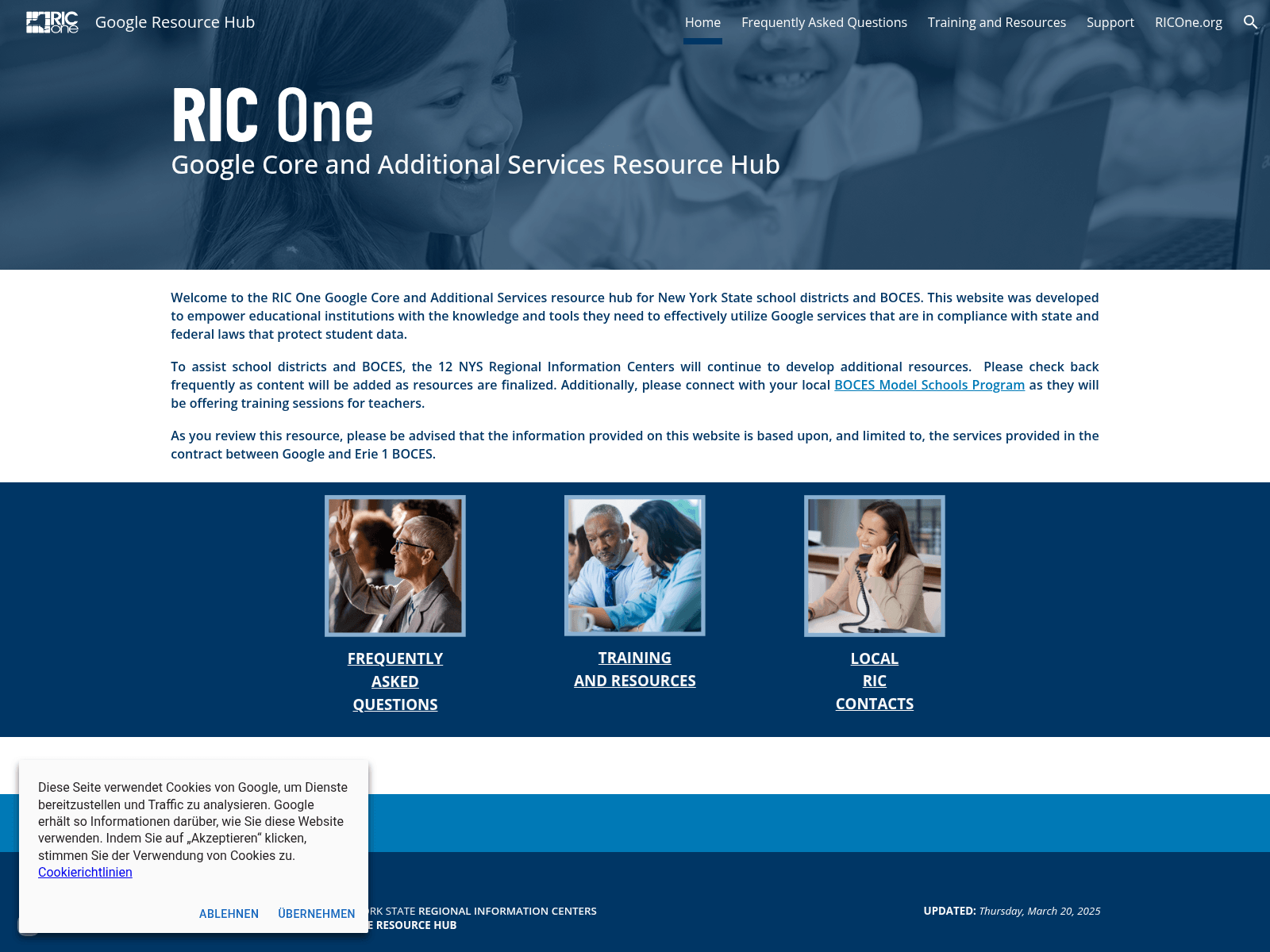 Screenshot of ricone.org