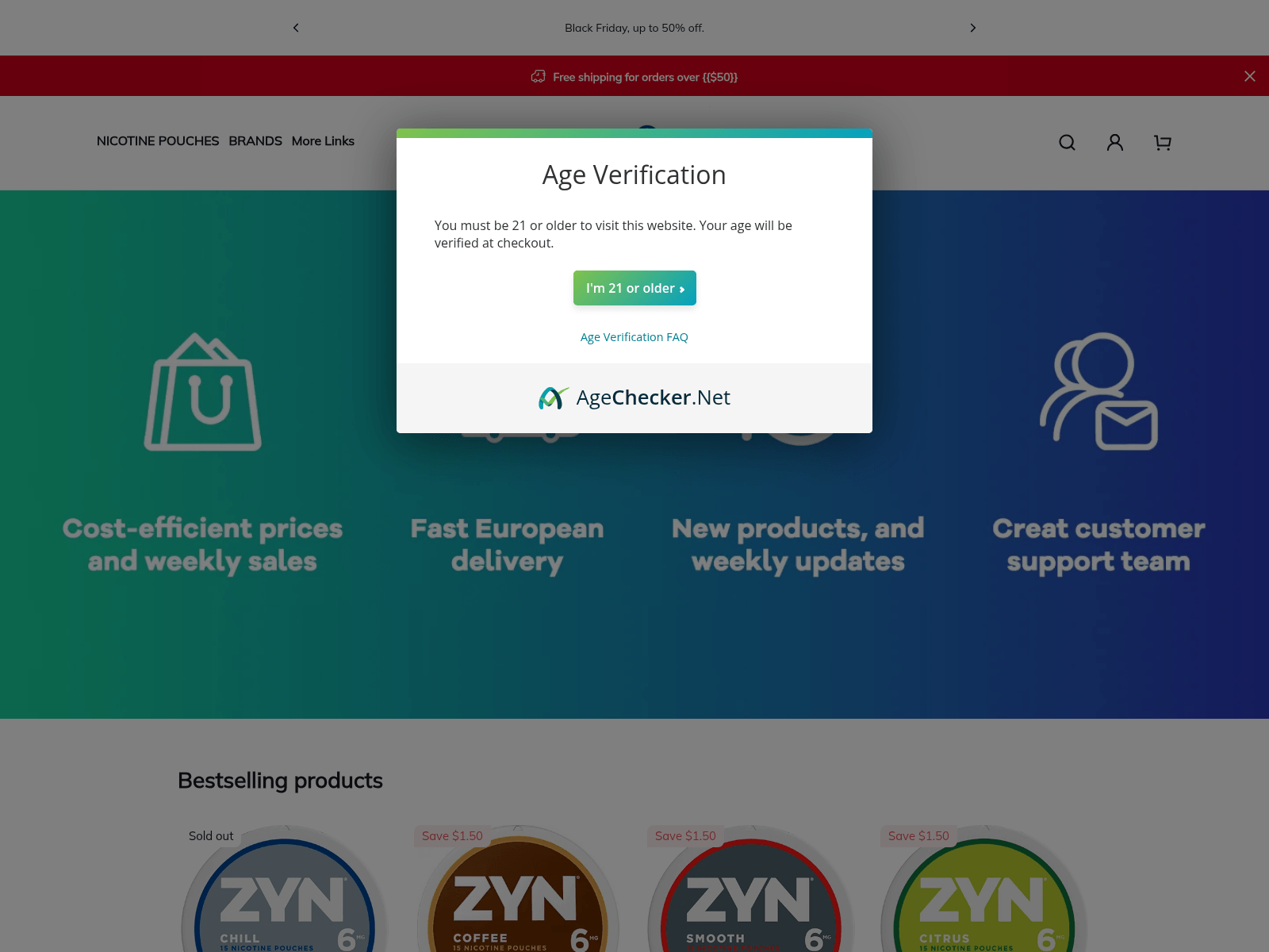 Screenshot von zynwin.com