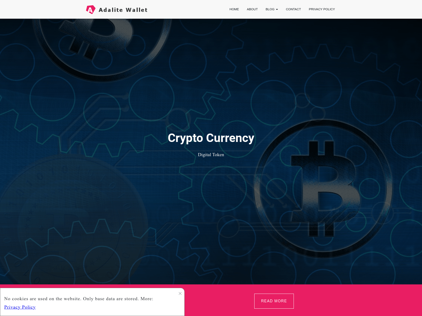Screenshot of adalitewallet.com
