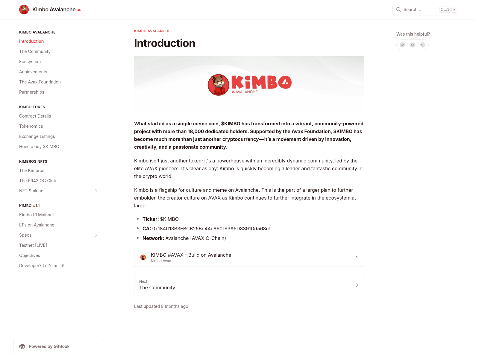Screenshot of kimboavax.com
