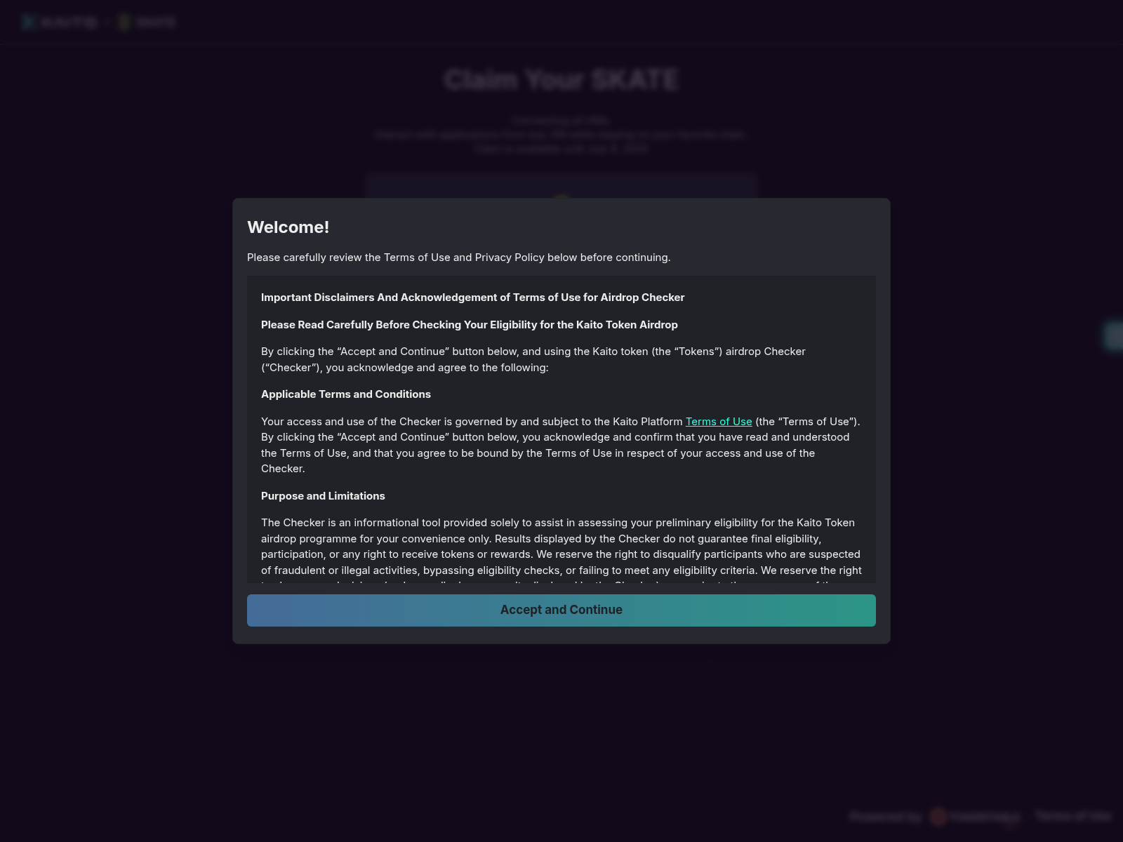 Screenshot of claim.tokentable.xyz