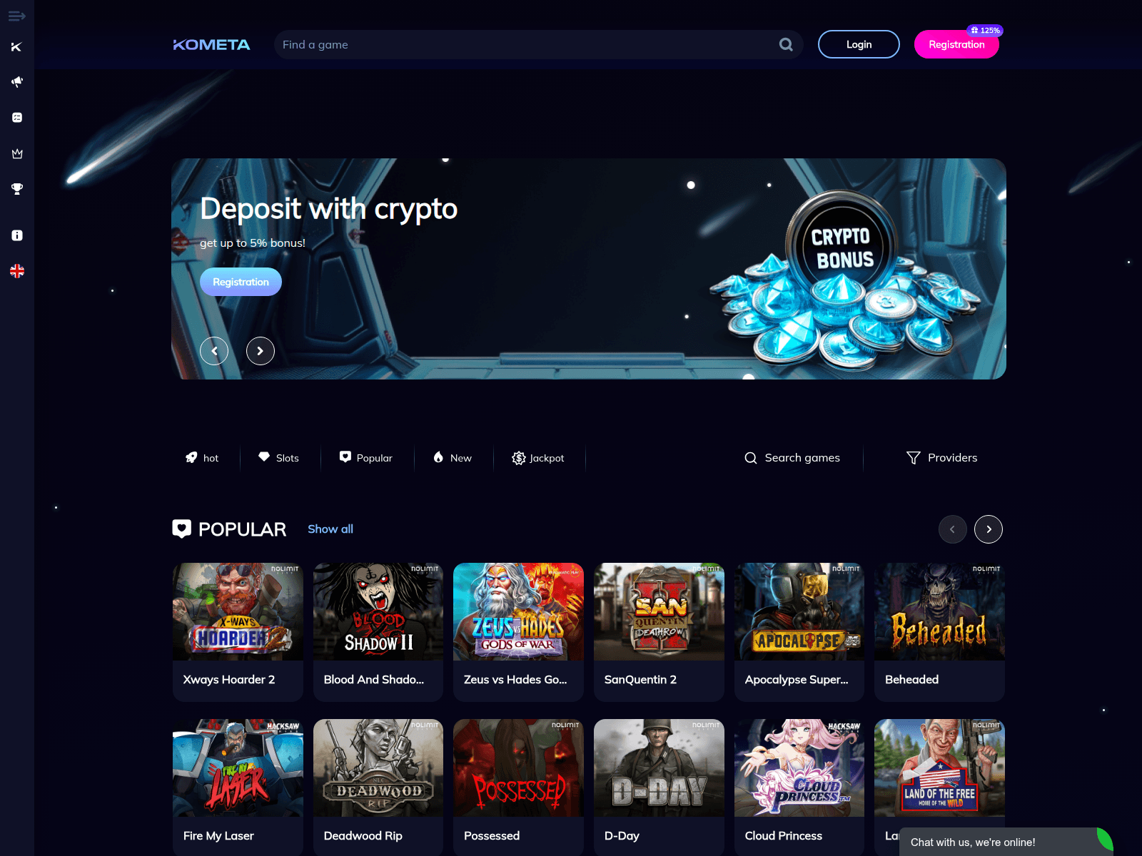 Screenshot of kometalive.com