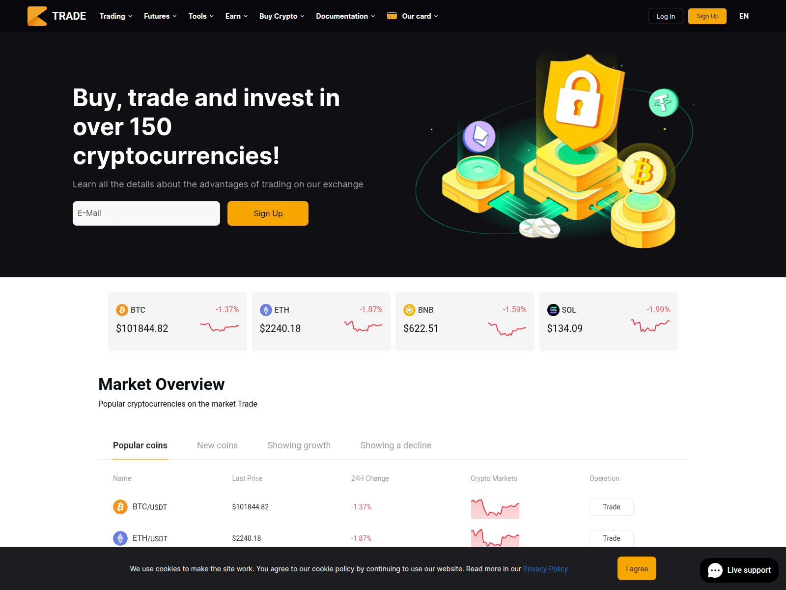 Screenshot of bitserbia.live