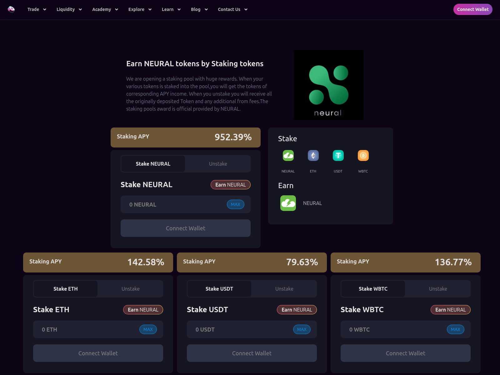 Screenshot of neural-sushi.xyz