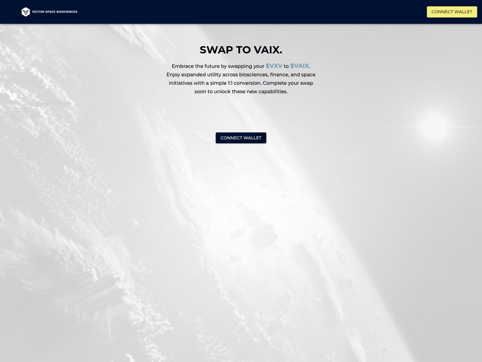 Screenshot of vectorspacevxvswap.org