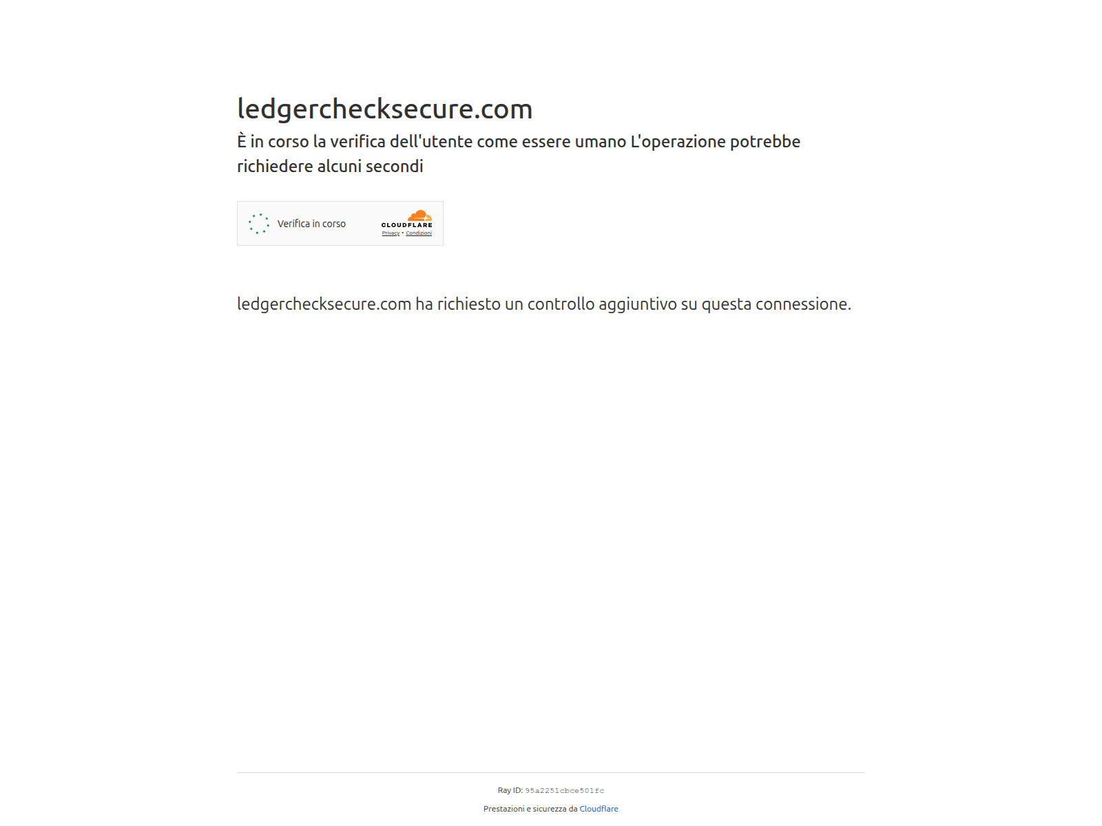 Screenshot of ledgerchecksecure.com