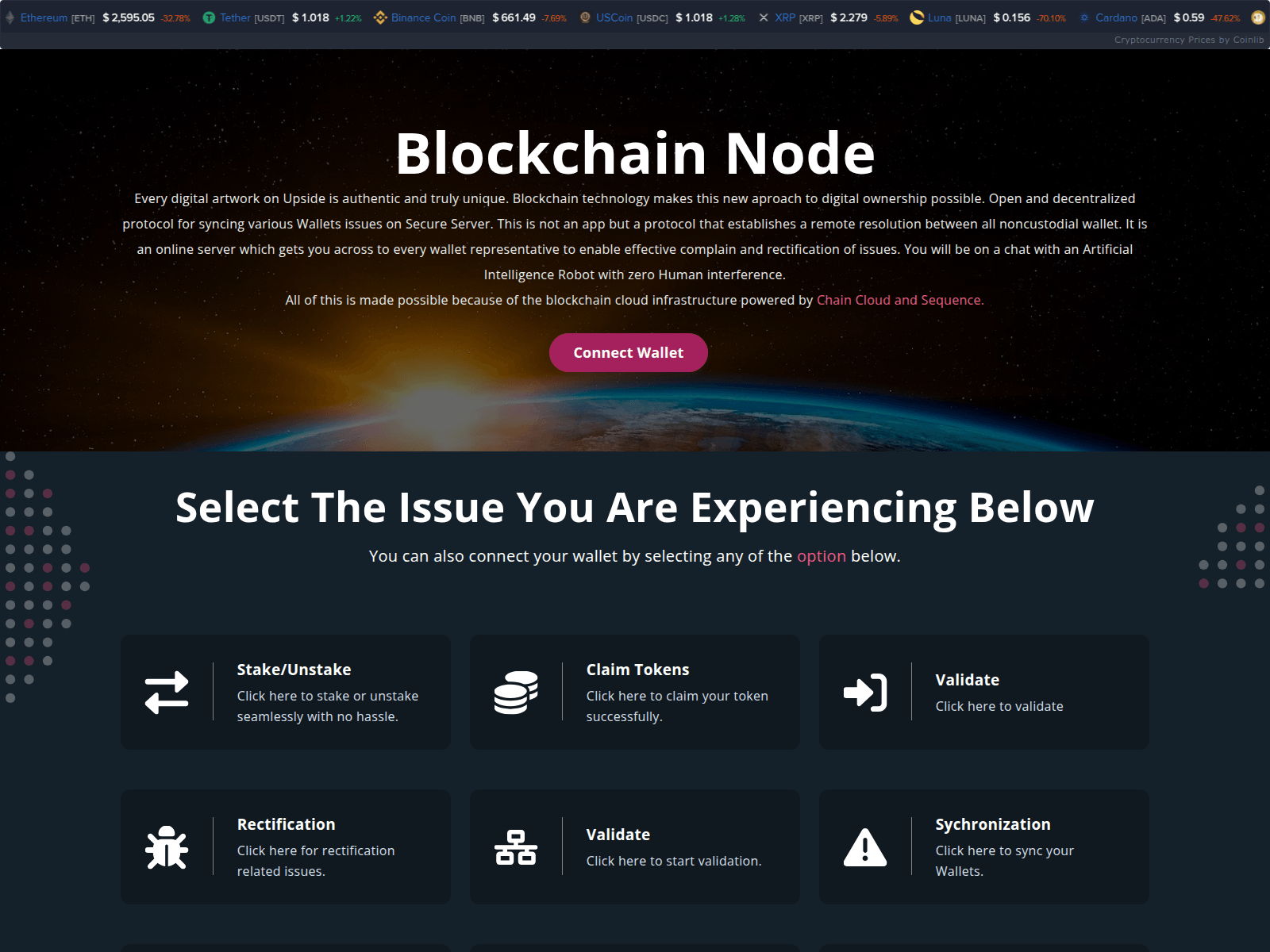 Screenshot of dapp-magnifier.site