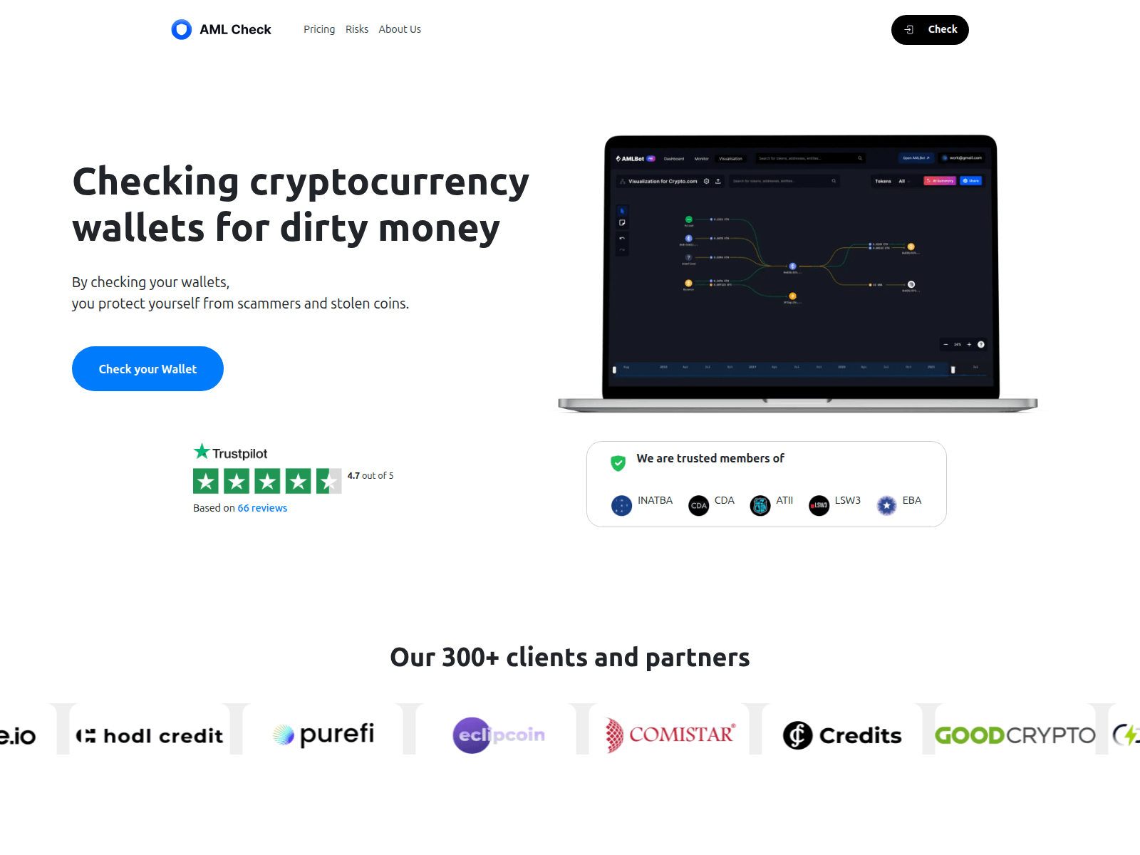 Screenshot of aml-checks-free.com