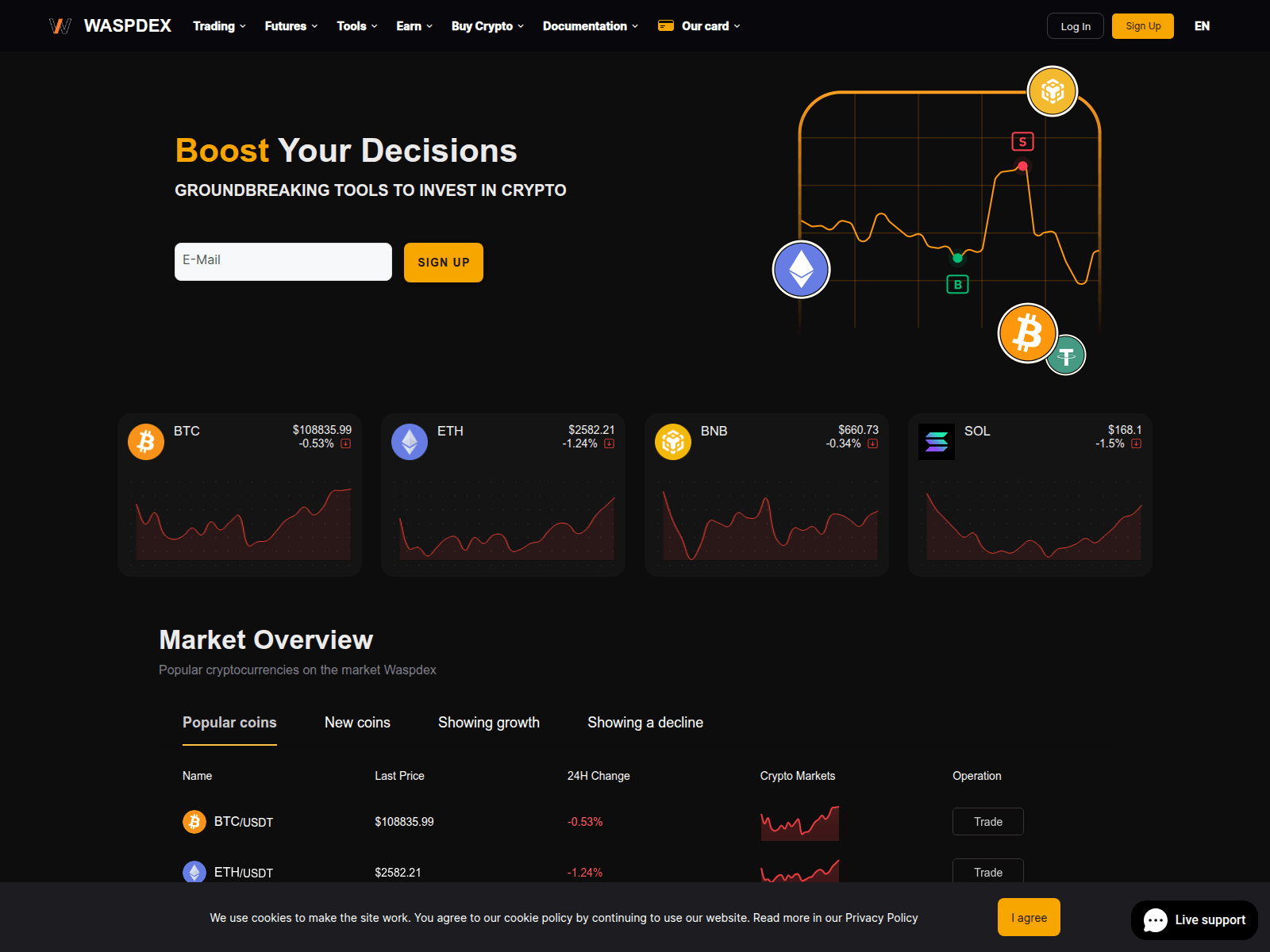 Screenshot of waspdex.com