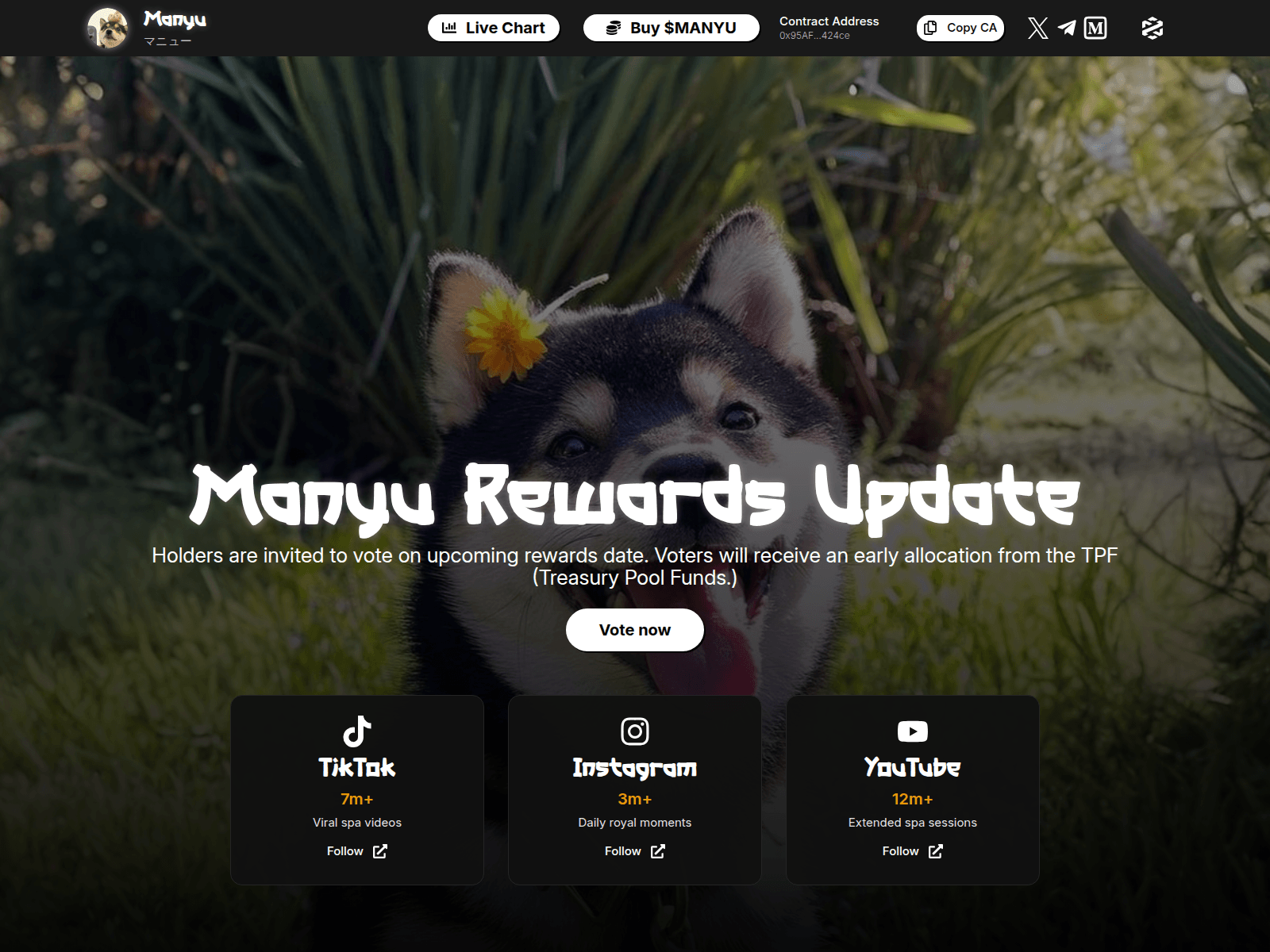 Screenshot of rewards-manyushiba.co