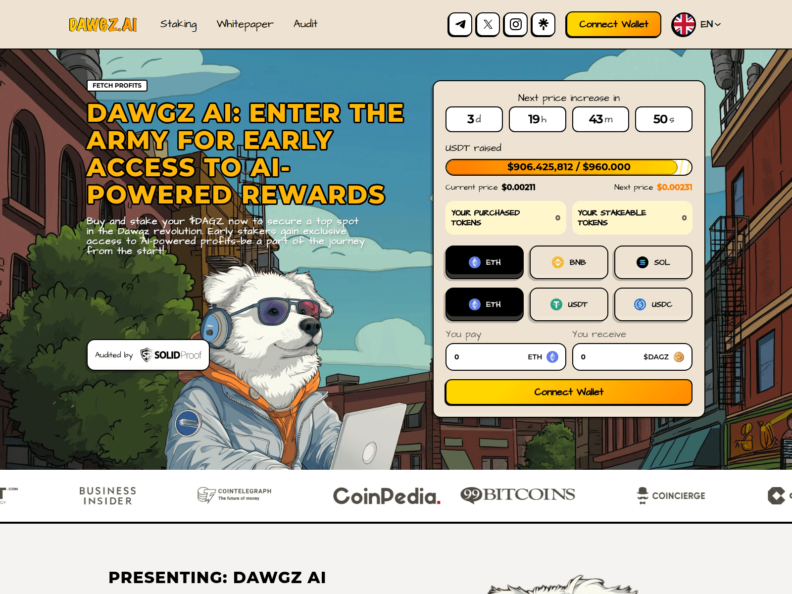 Forensic screenshot of dawgzs.com