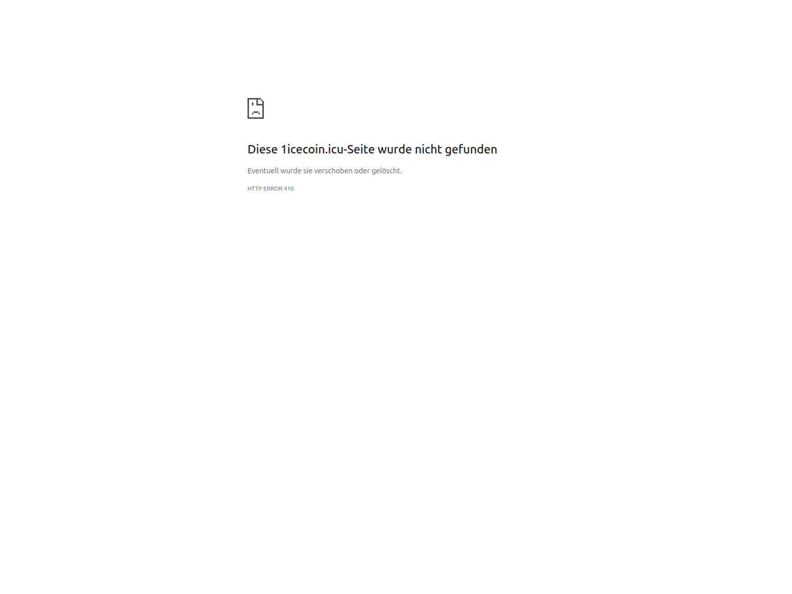 Screenshot of 1icecoin.icu
