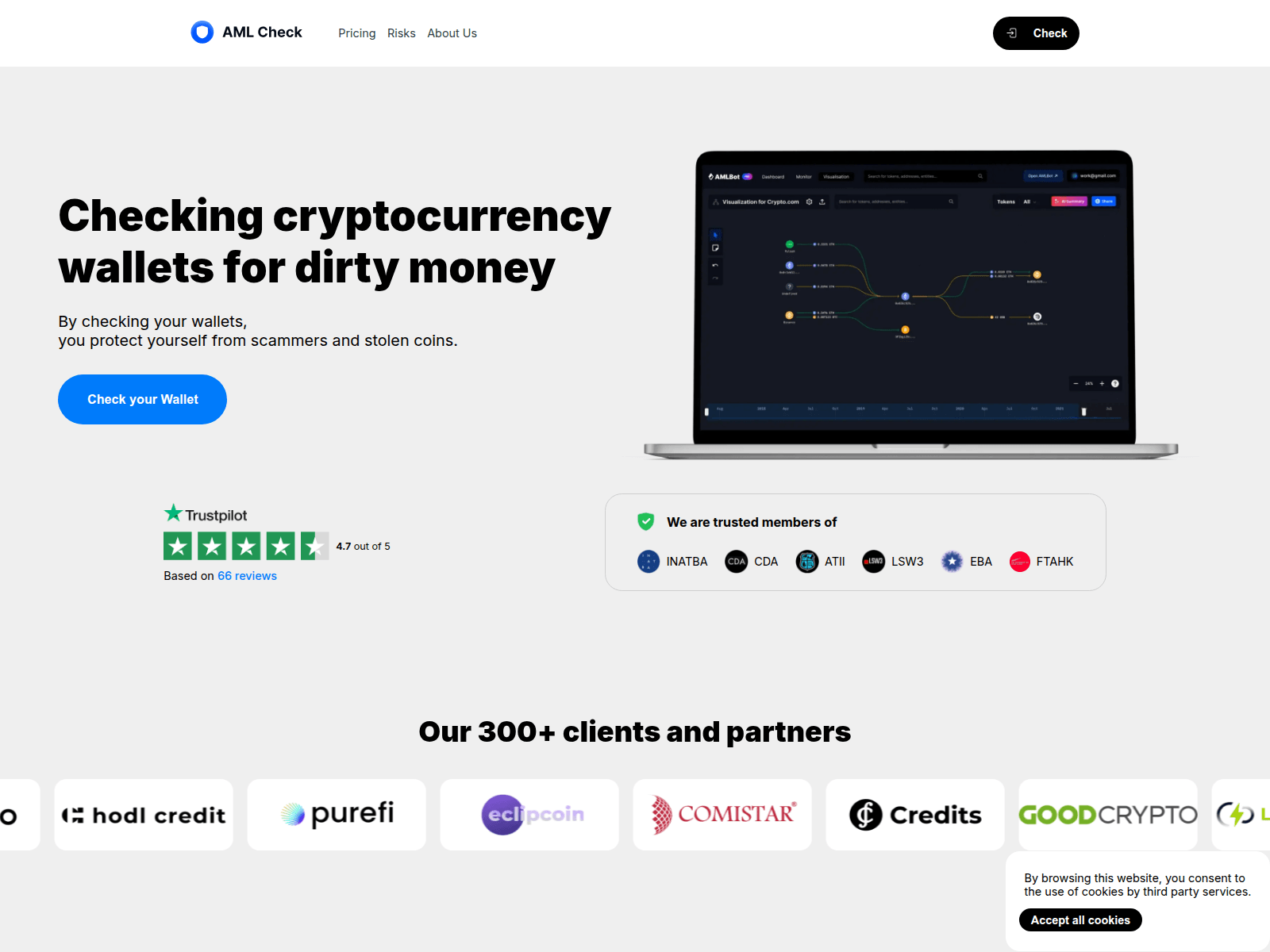 Screenshot of amlbot.ws