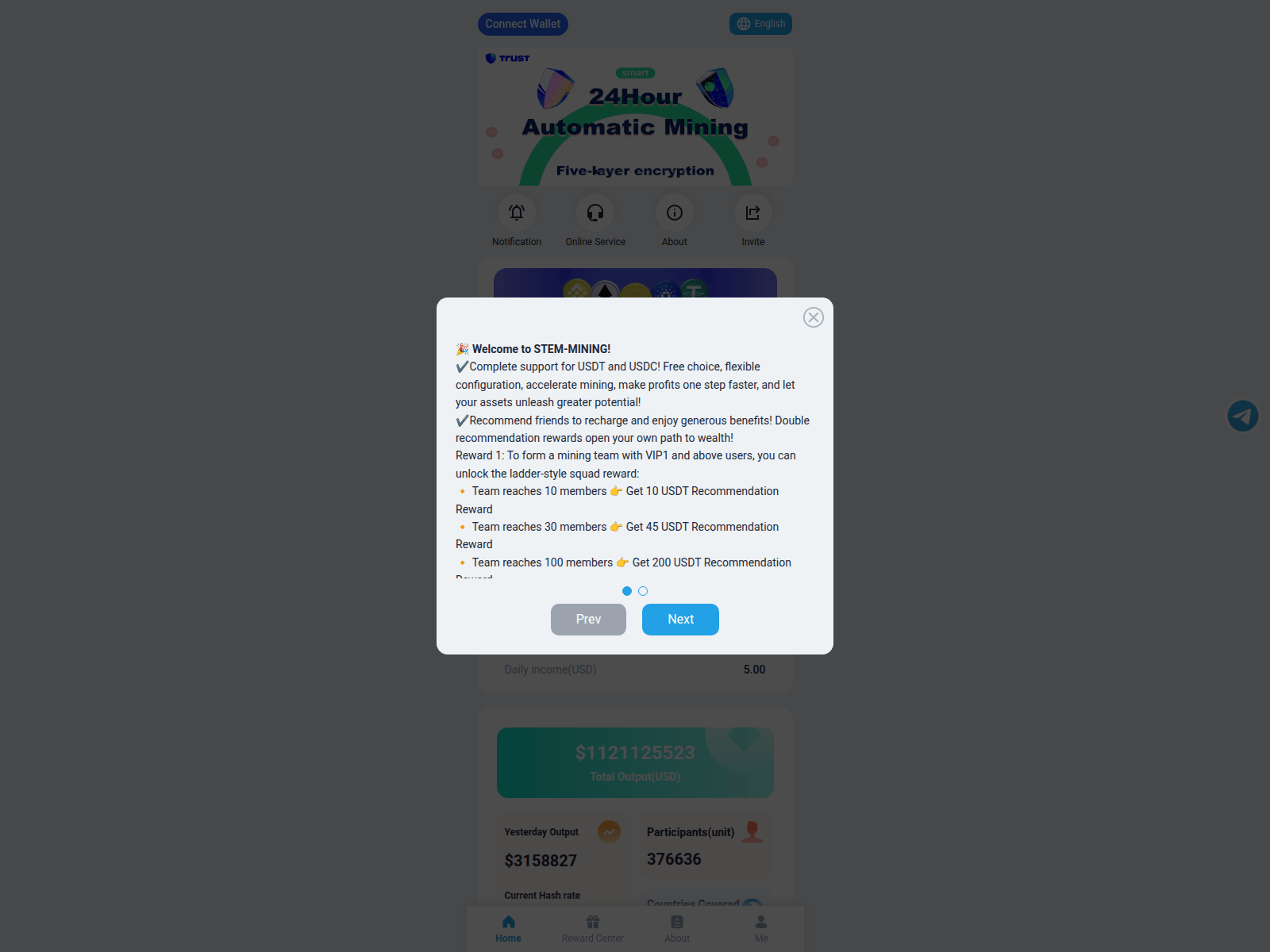 Screenshot of polygonusdt.com