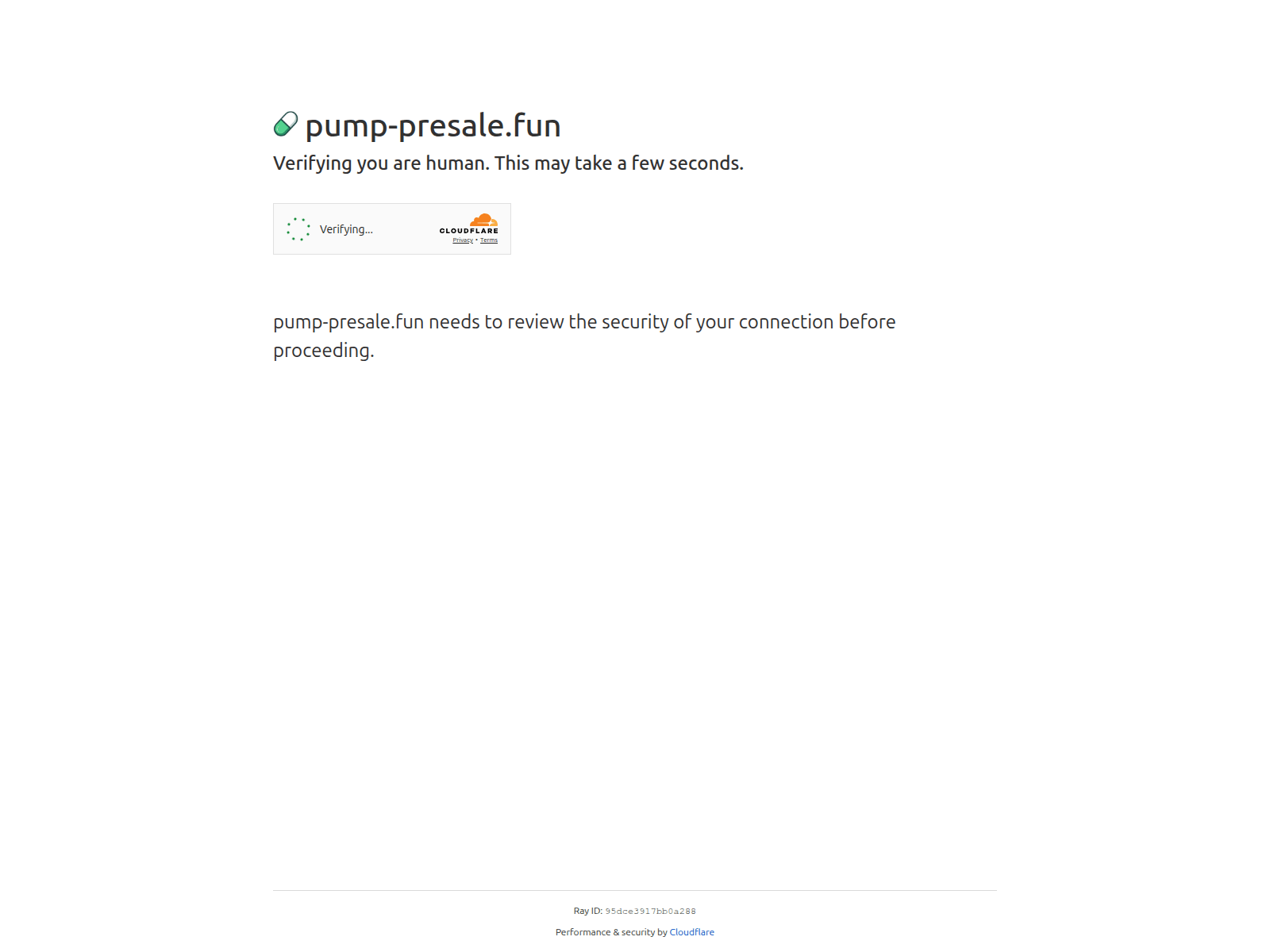 Screenshot of pump-presale.fun