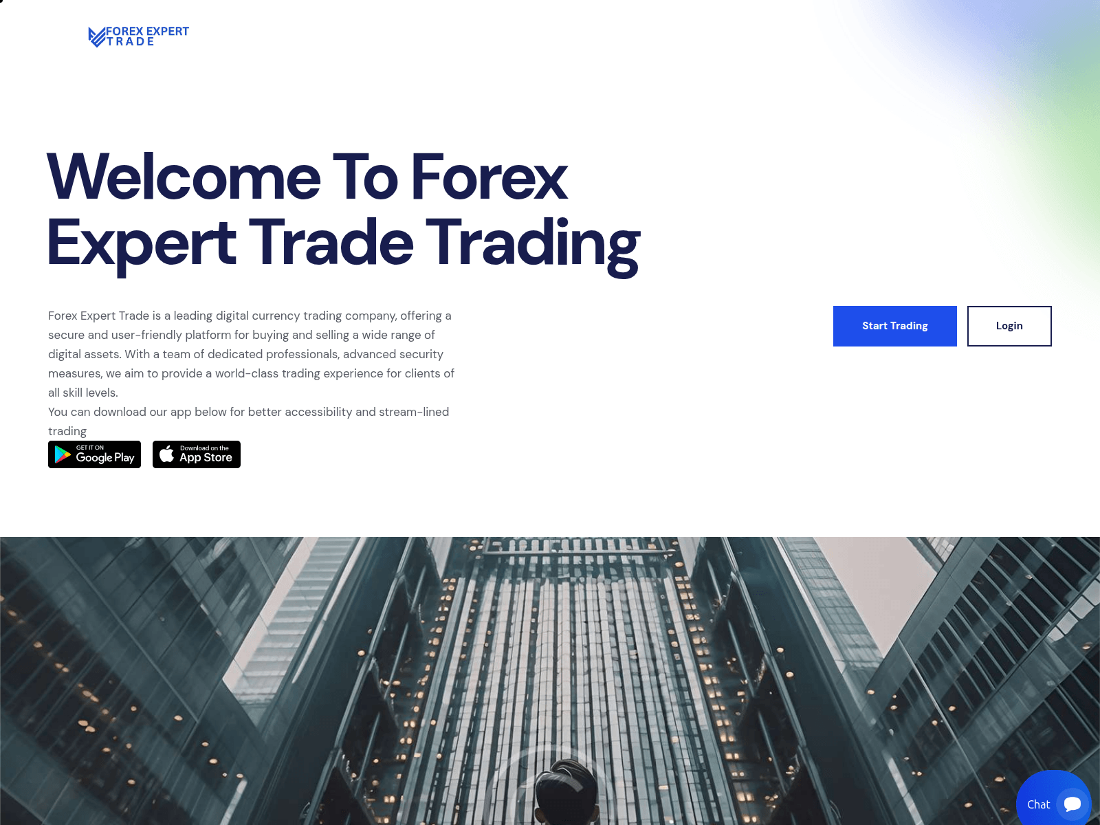 Screenshot of forexexperttrades.com