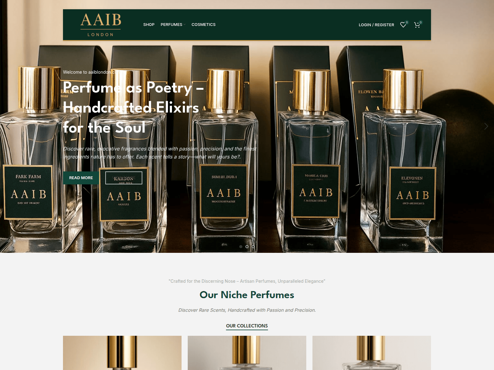 Screenshot of aaiblondon.com