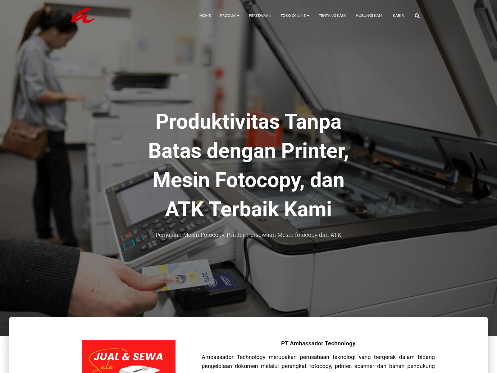 Screenshot of amb-tech.com
