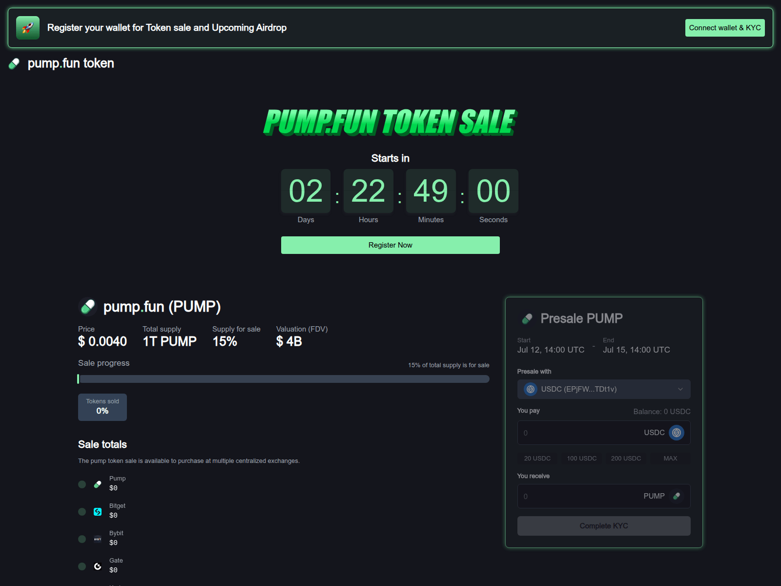 Screenshot of pumpsfunsale.xyz