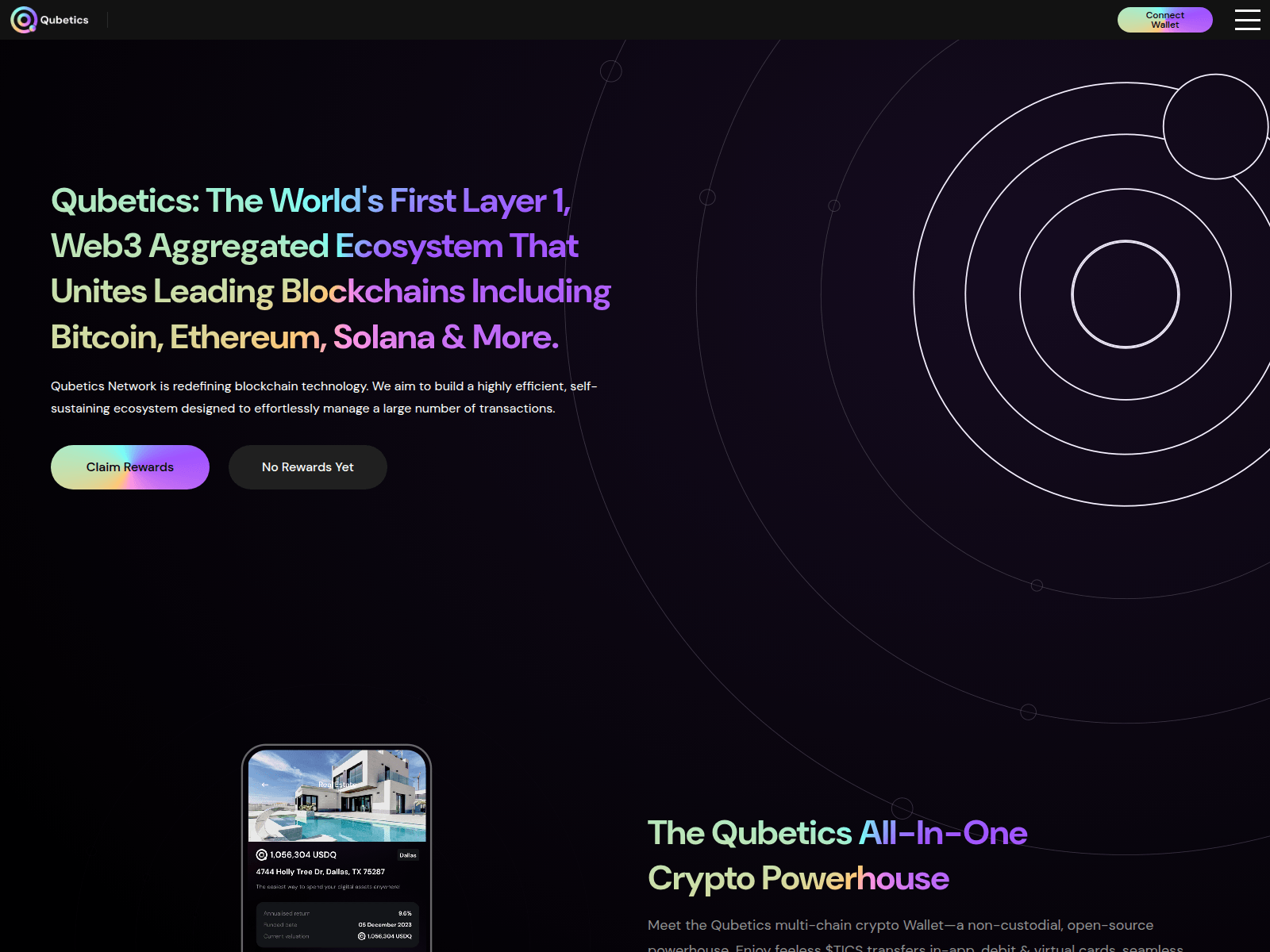Screenshot of qubetic.zoomsectconnectt.world
