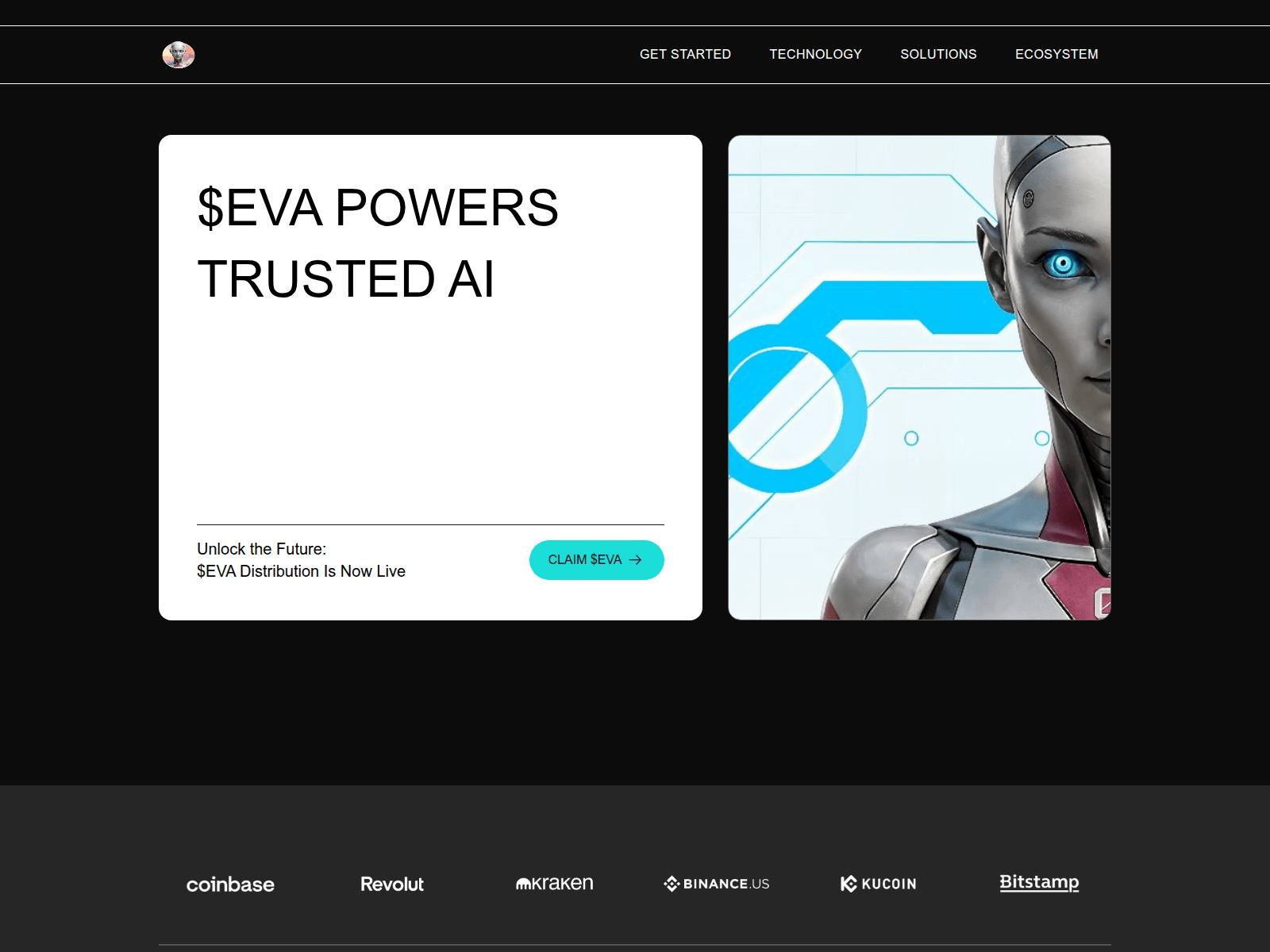 Screenshot of ai-eva.xyz