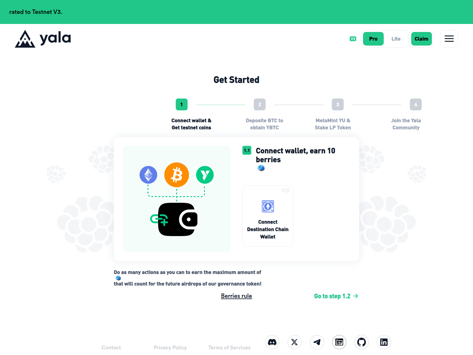Screenshot of yalatestnet.lol