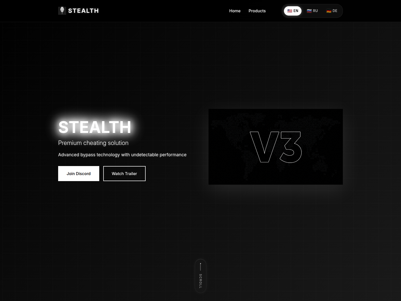 Screenshot of stealthcheats.cc