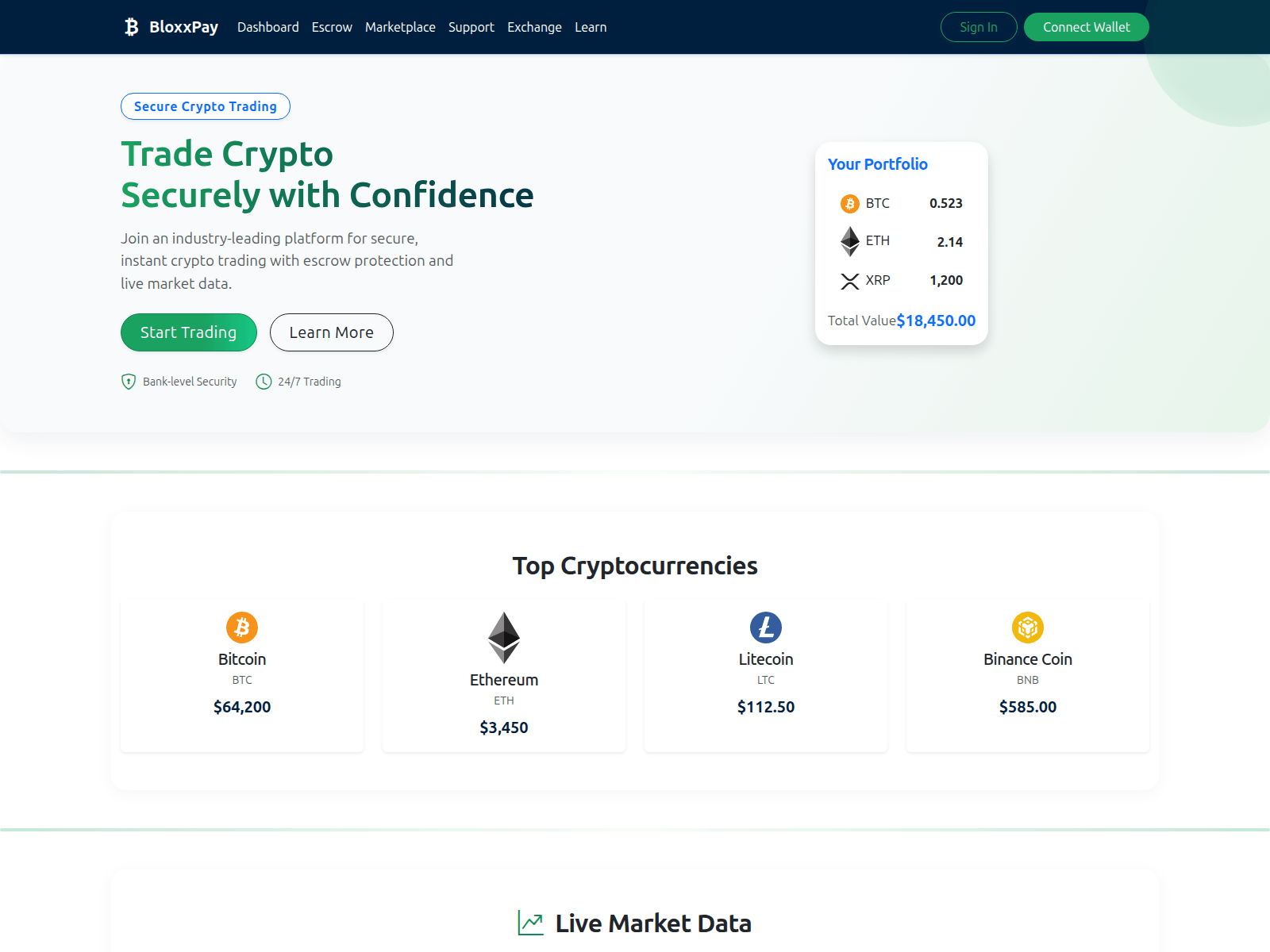 Screenshot of bloxxpay.com