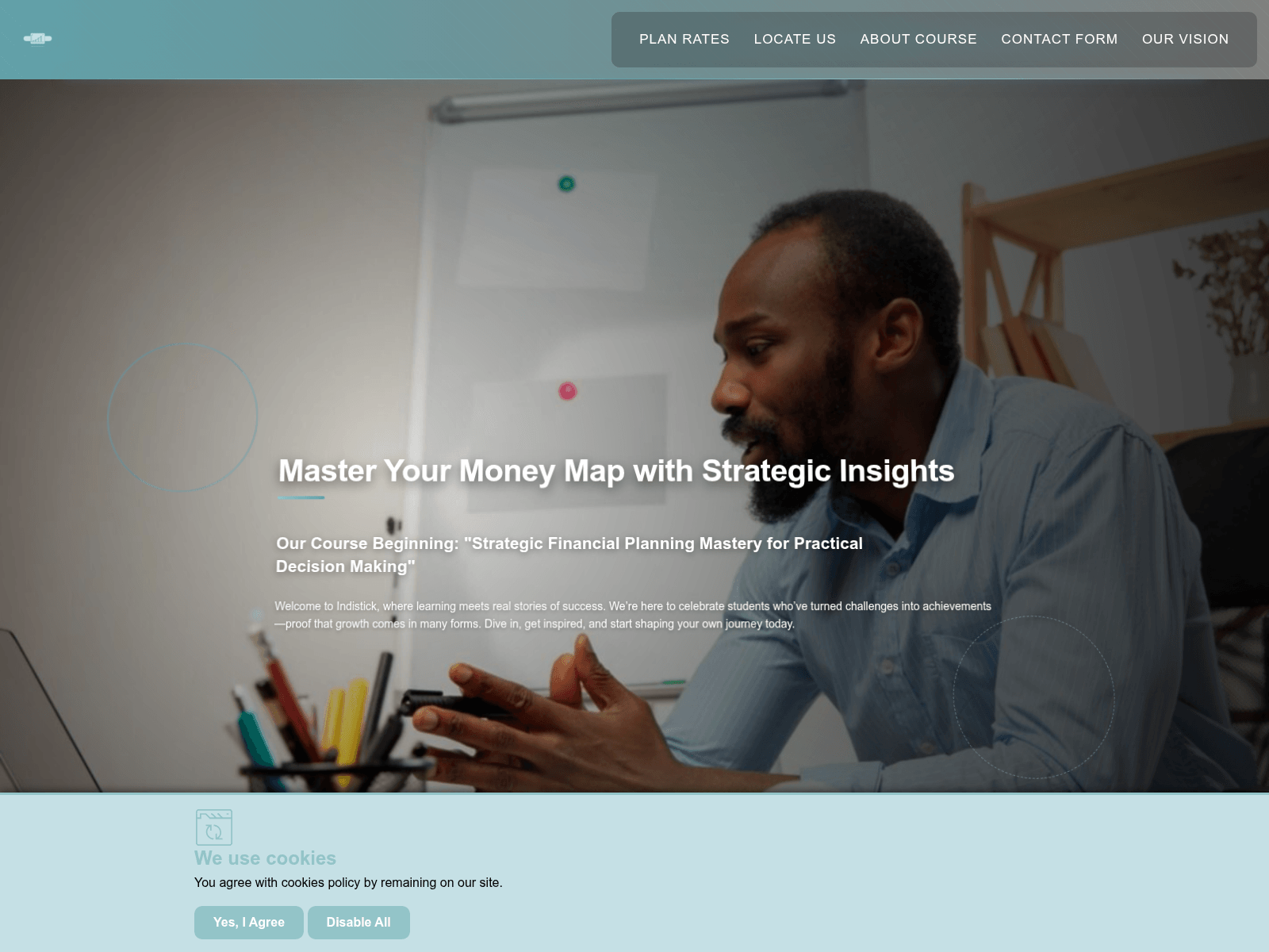 Forensic screenshot of indistick.com