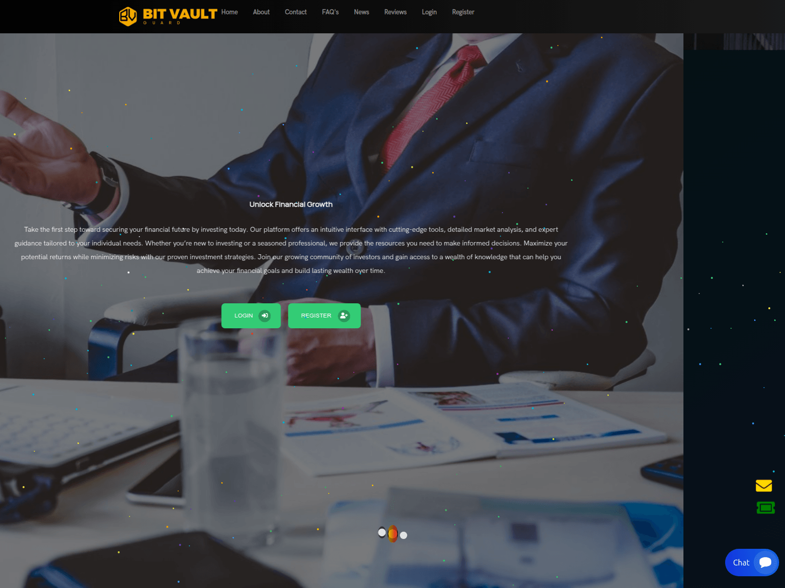 Screenshot of bitvaultguard.com