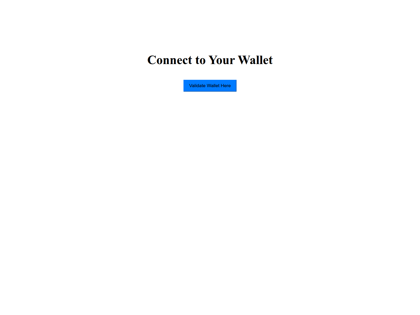 Screenshot of connectwallapp.com