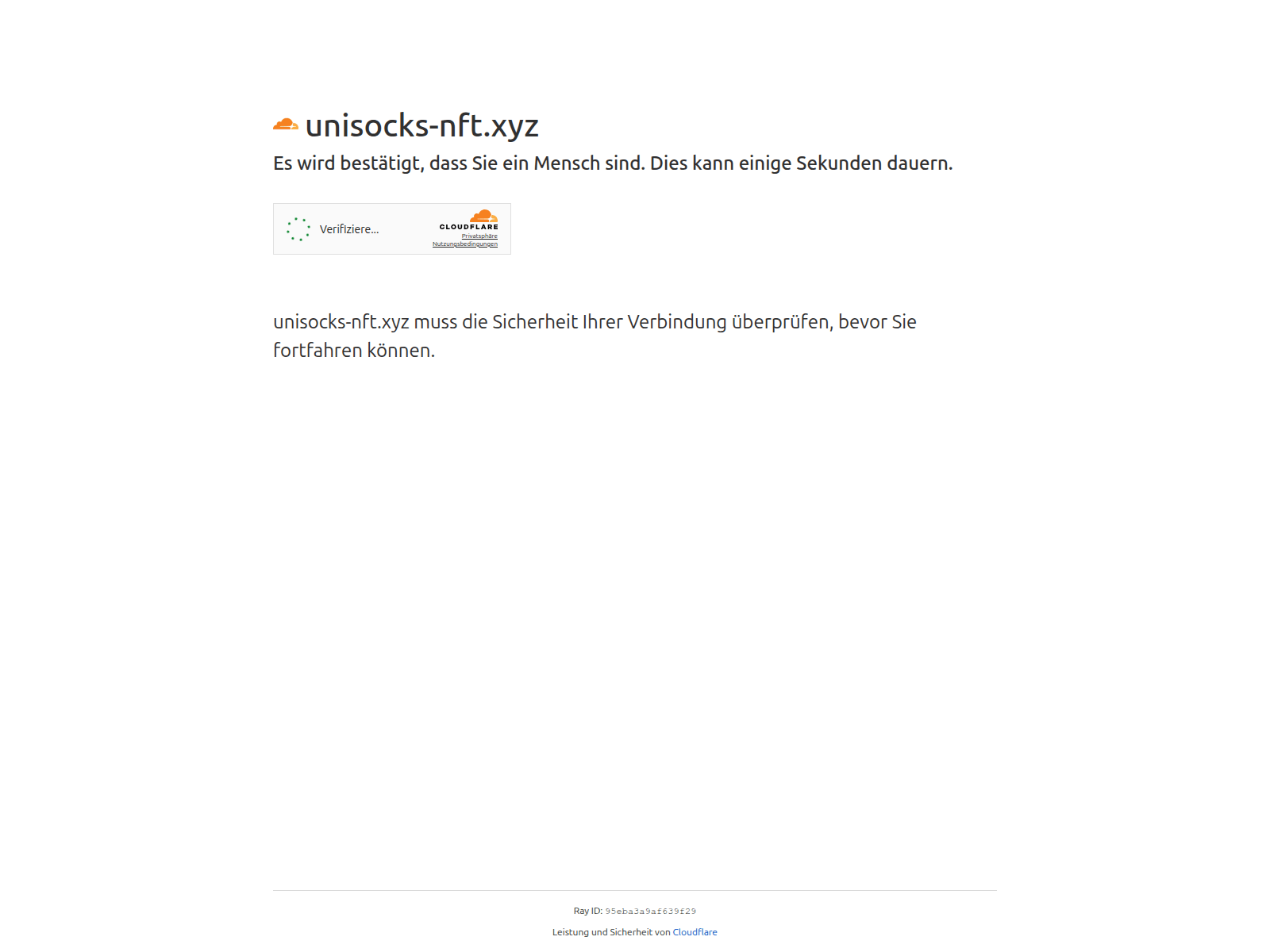 Screenshot of unisocks-nft.xyz