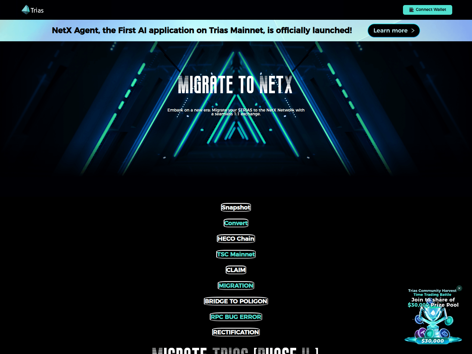 Screenshot of web.triasone-m.xyz