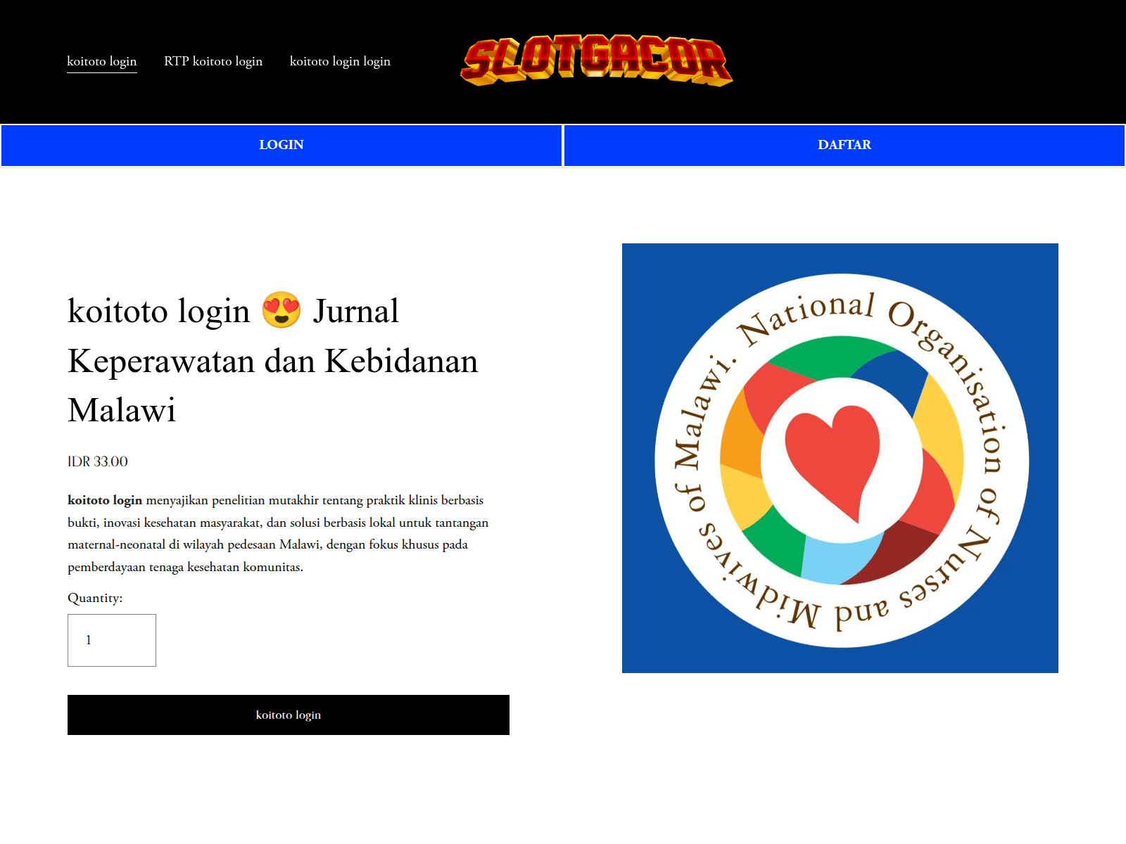 Screenshot of mjnm.mw