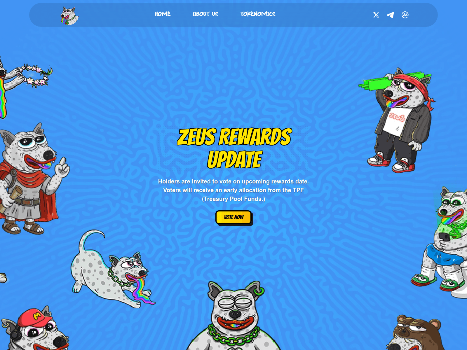 Screenshot of reward-zeuscoin.co