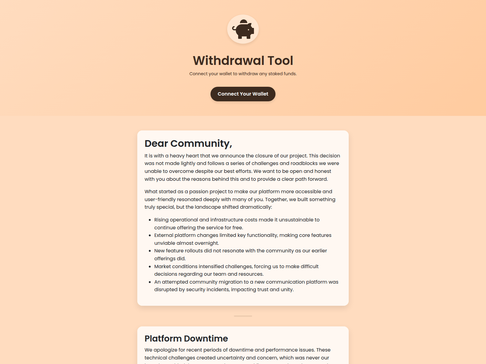 Screenshot of withdrawalpages.netlify.app