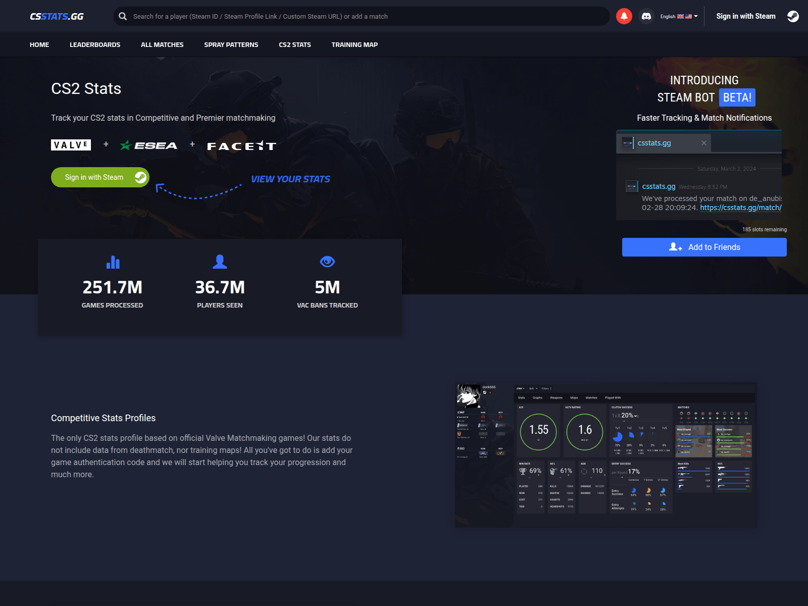 Screenshot of cssats.com
