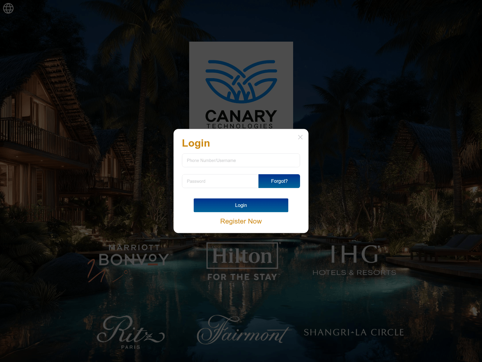Screenshot of canarytechnologies.it.com