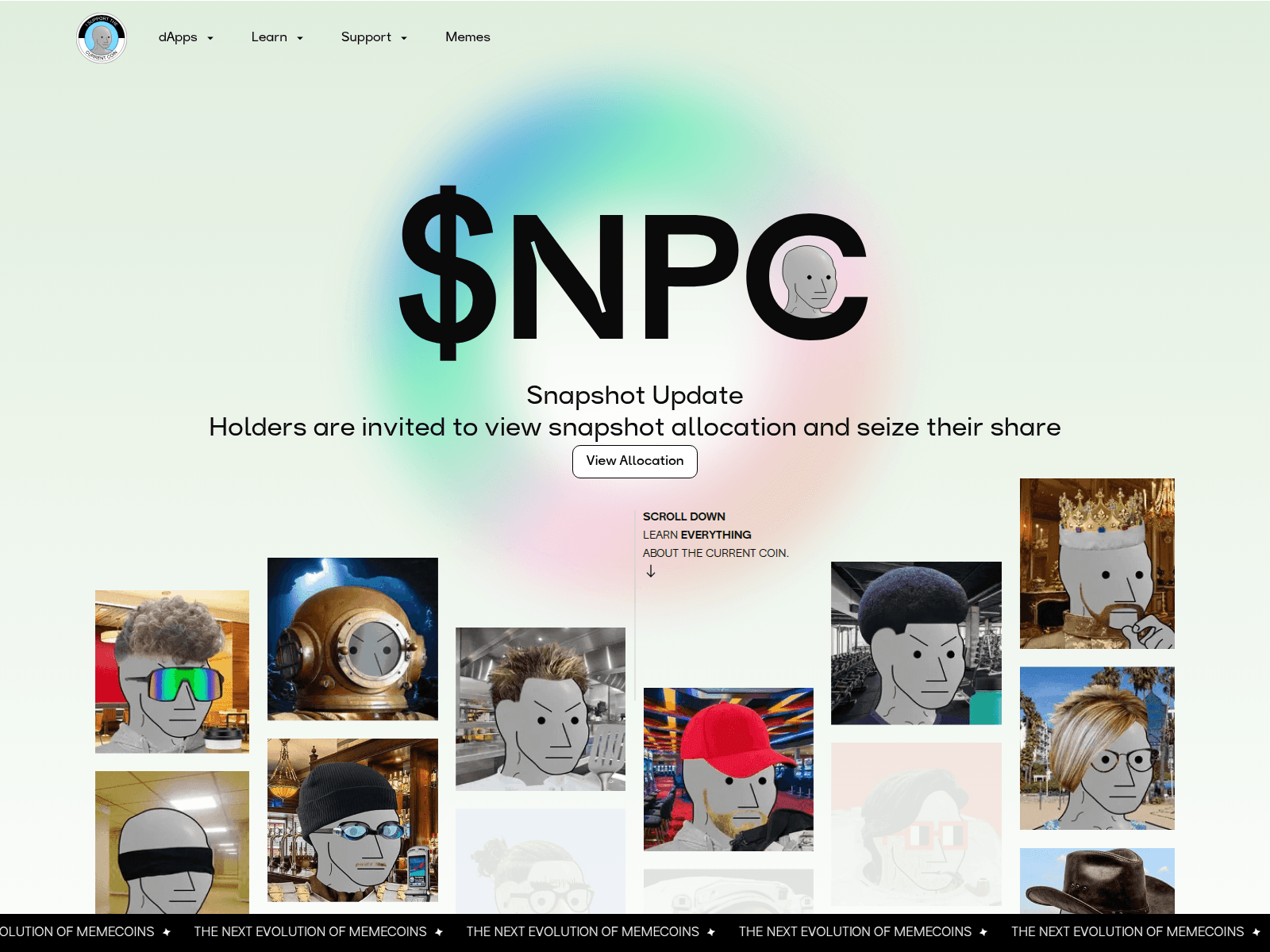 Screenshot of snapshot-npc.co