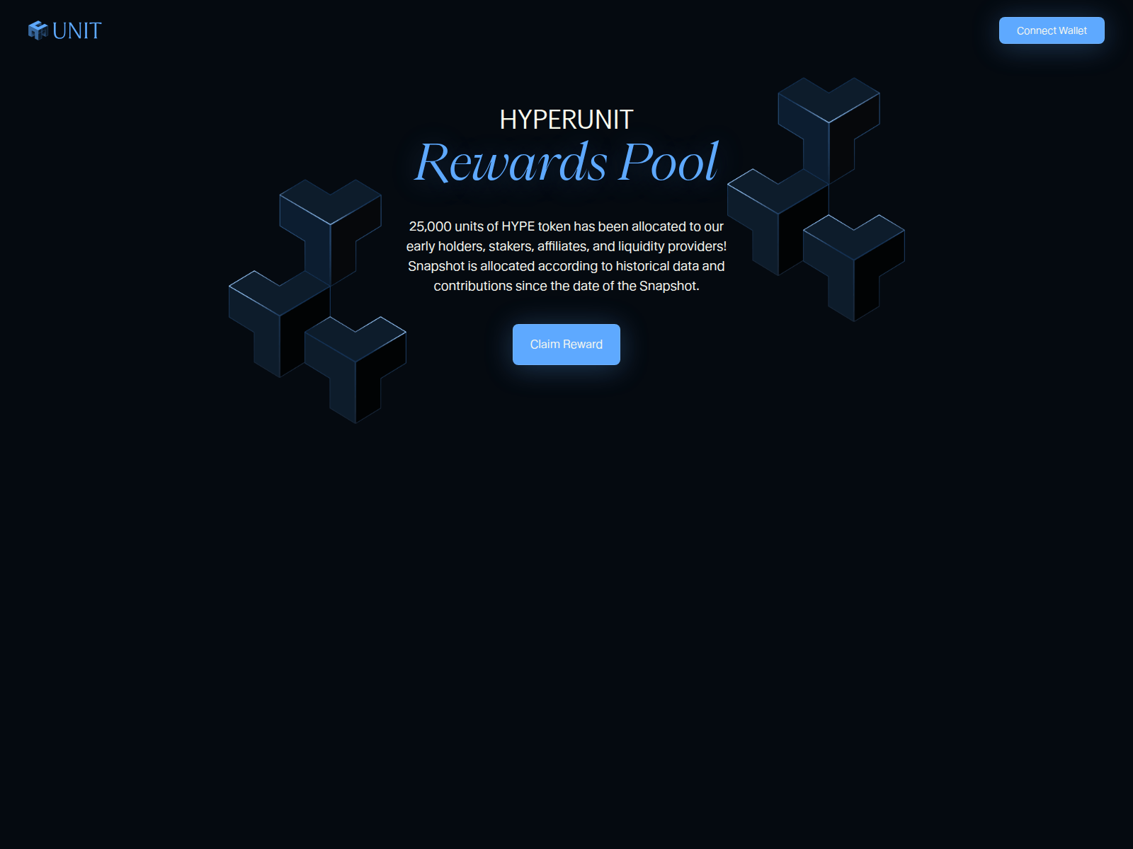 Screenshot of hyperunitpool.xyz