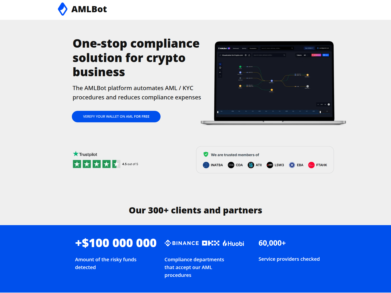 Screenshot of cryptoverif.com