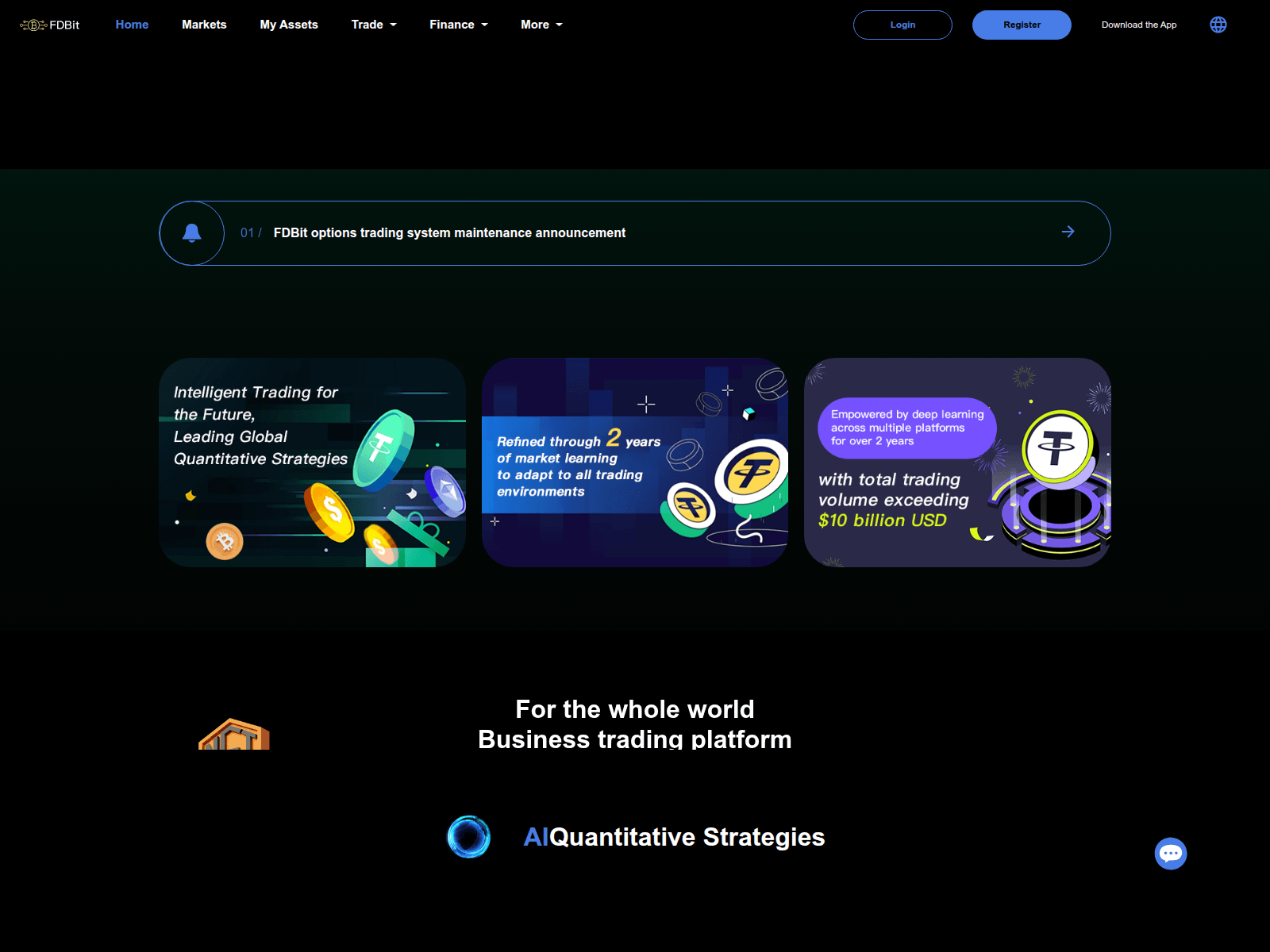 Screenshot of fdbit.com
