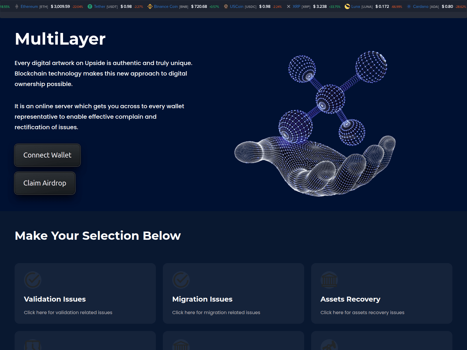Screenshot of dapp.sharepool.in