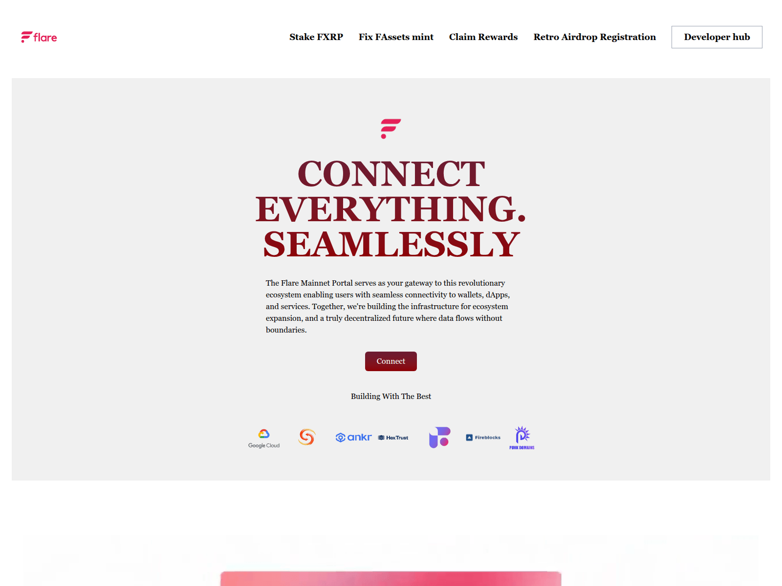Screenshot of blockchain-flare.pages.dev