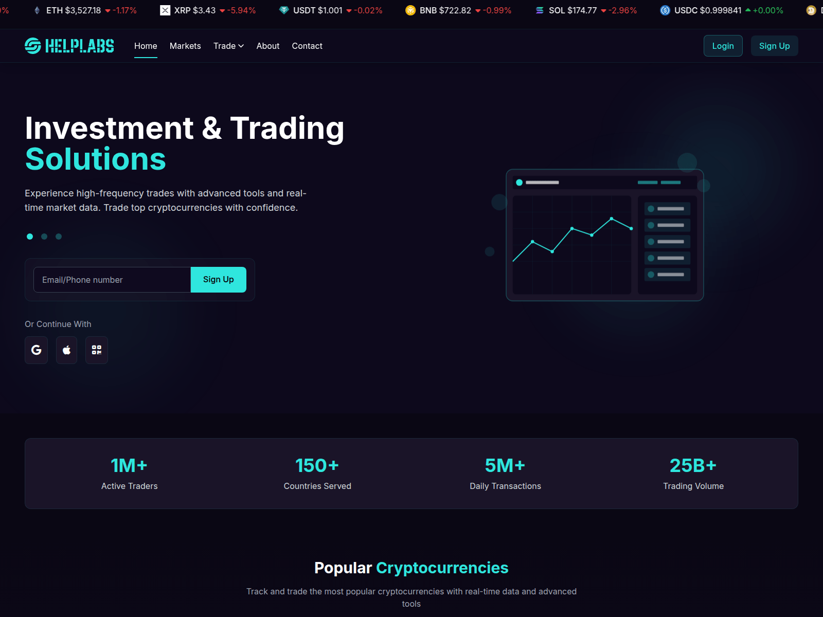 Screenshot of broker.inxsolution.com