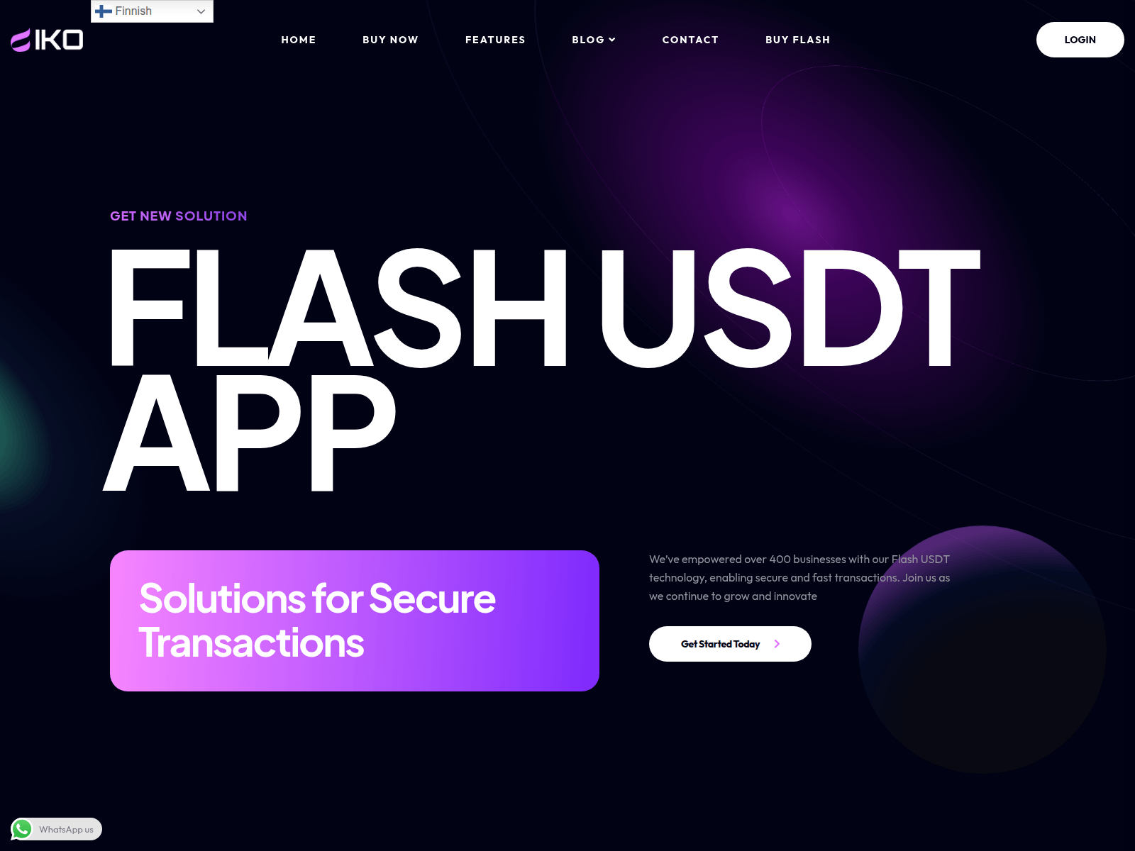 Screenshot of flashusdtapp.com