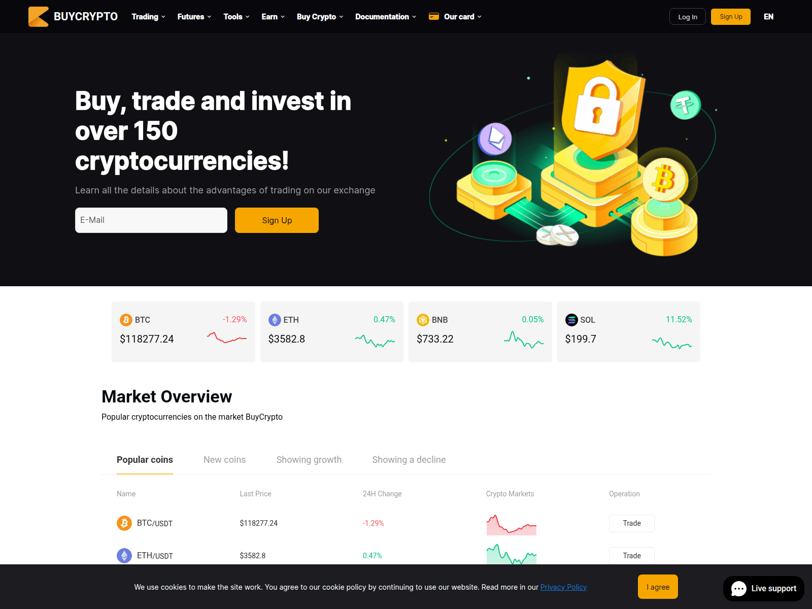 Screenshot of buycrypto.gg