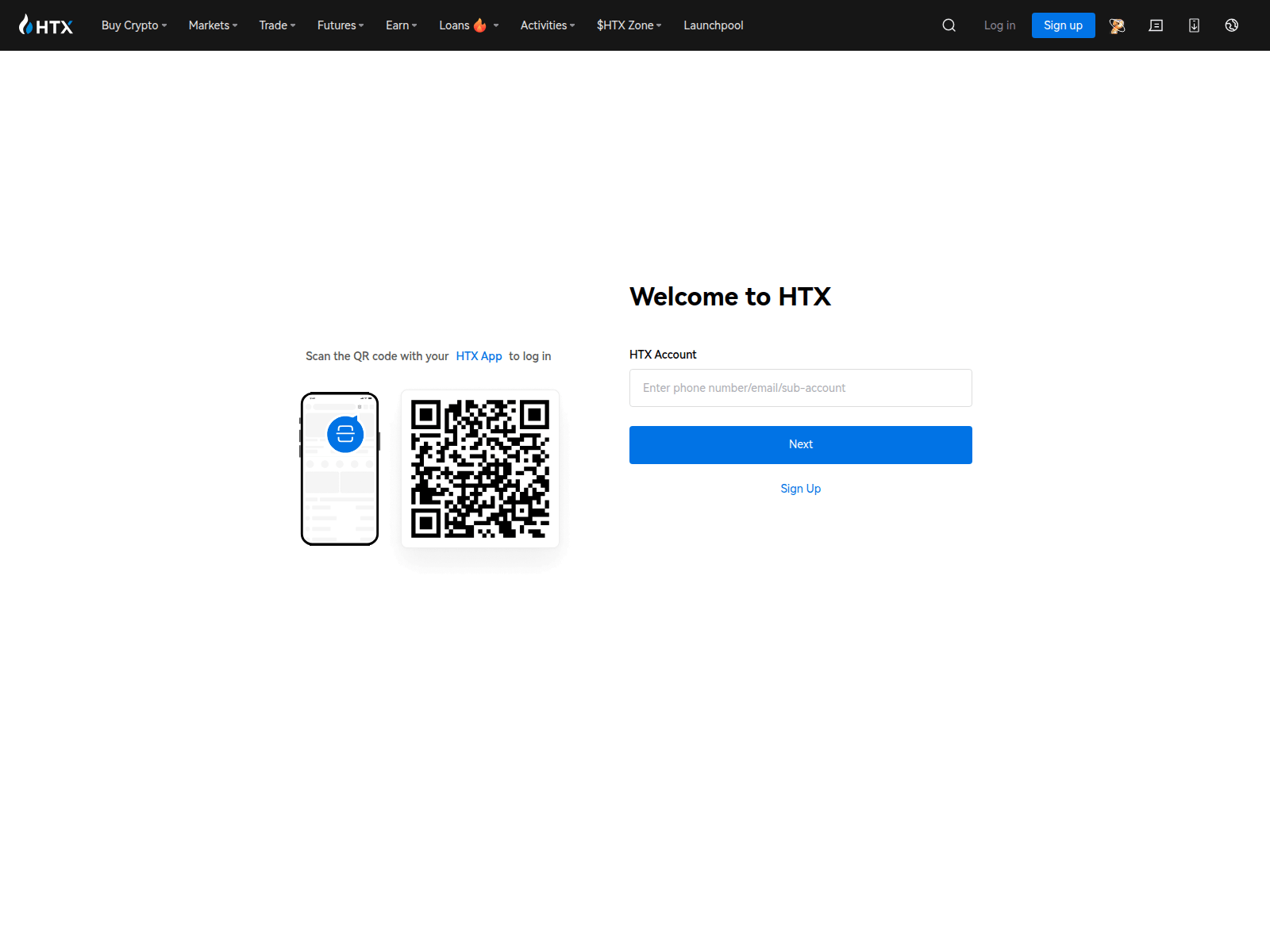 Screenshot of htx.com.vc