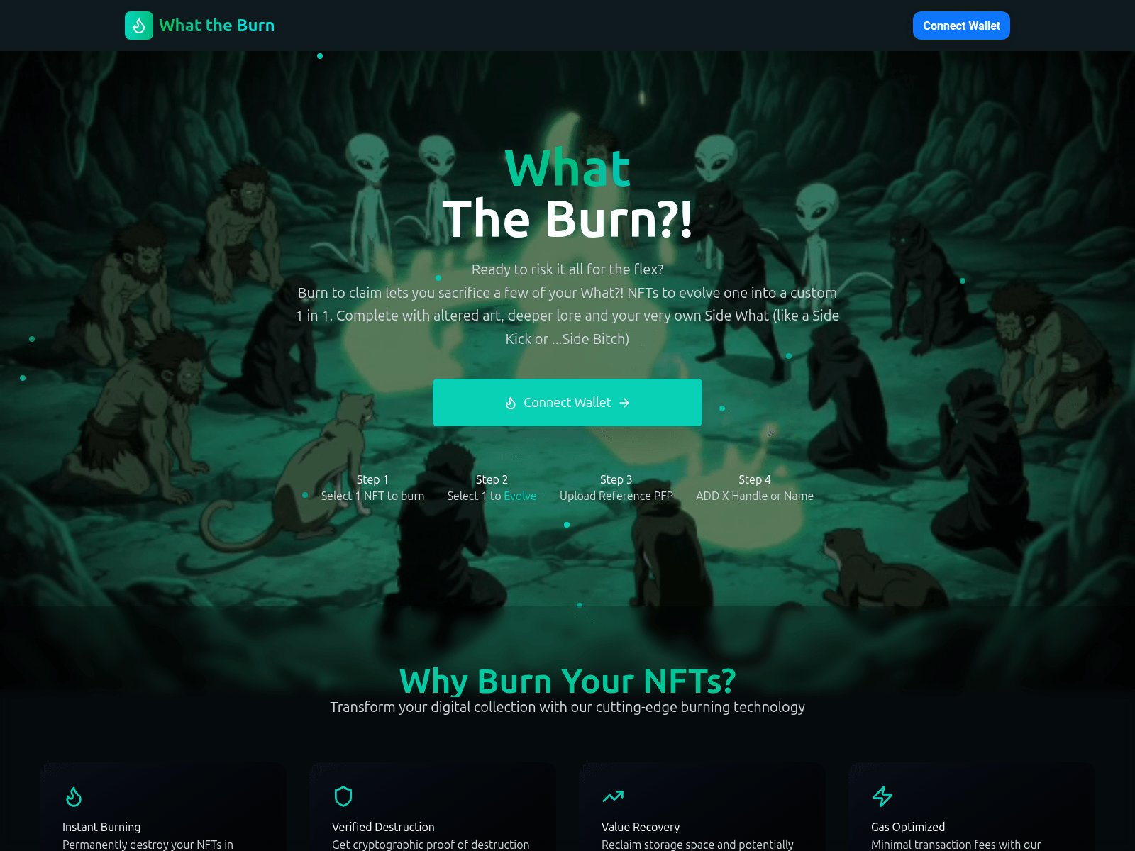 Screenshot of whattheburn.com